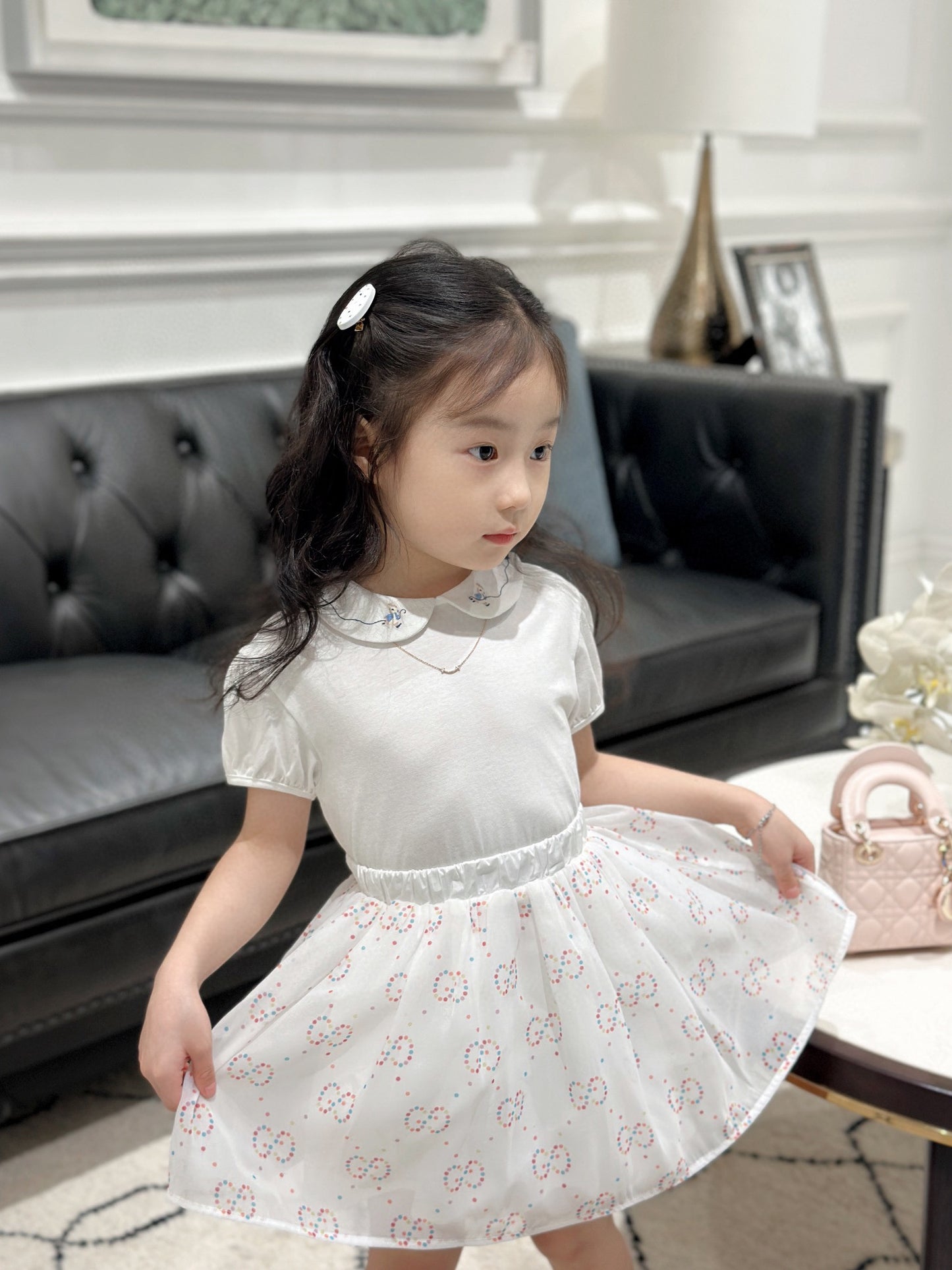 Fendi Polo/Skirt Set