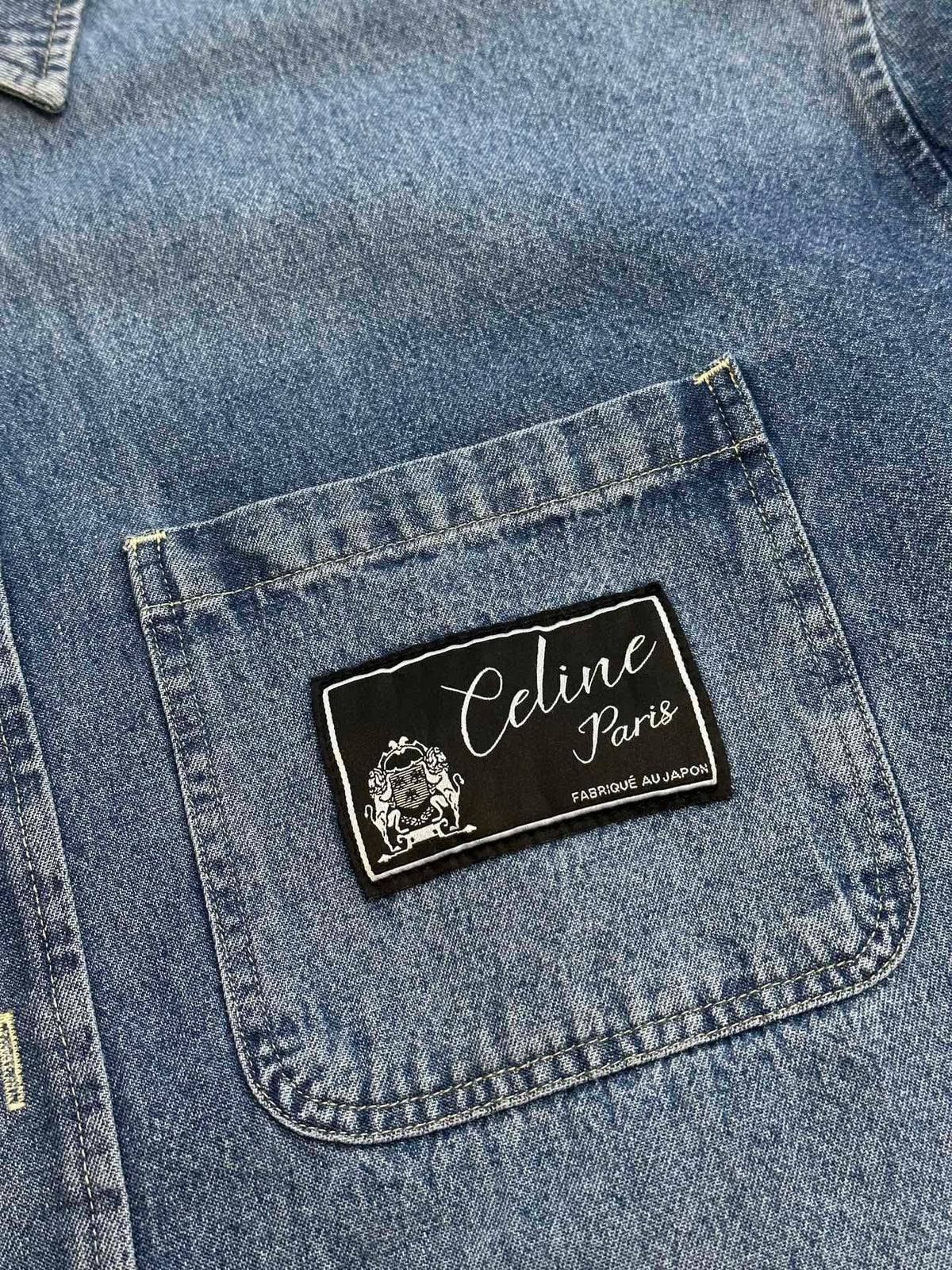 Celine Long Sleeve Denim Shirt