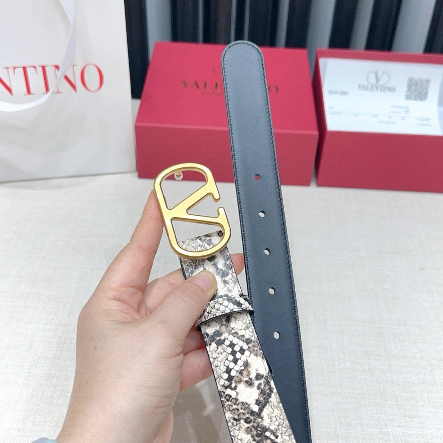 Valentino Belt (Width 3cm)