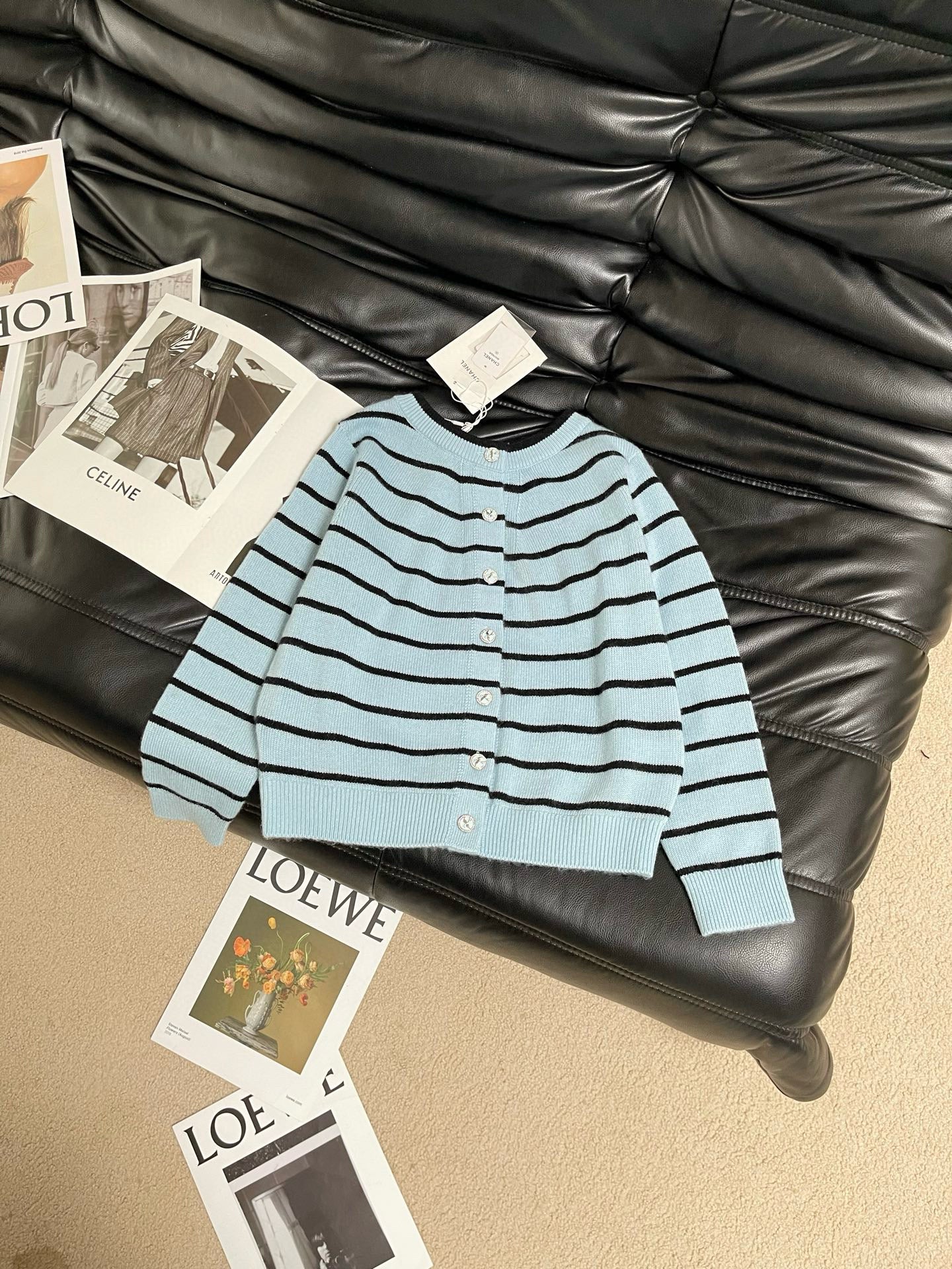 Chanel Crewneck Knit Cardigan