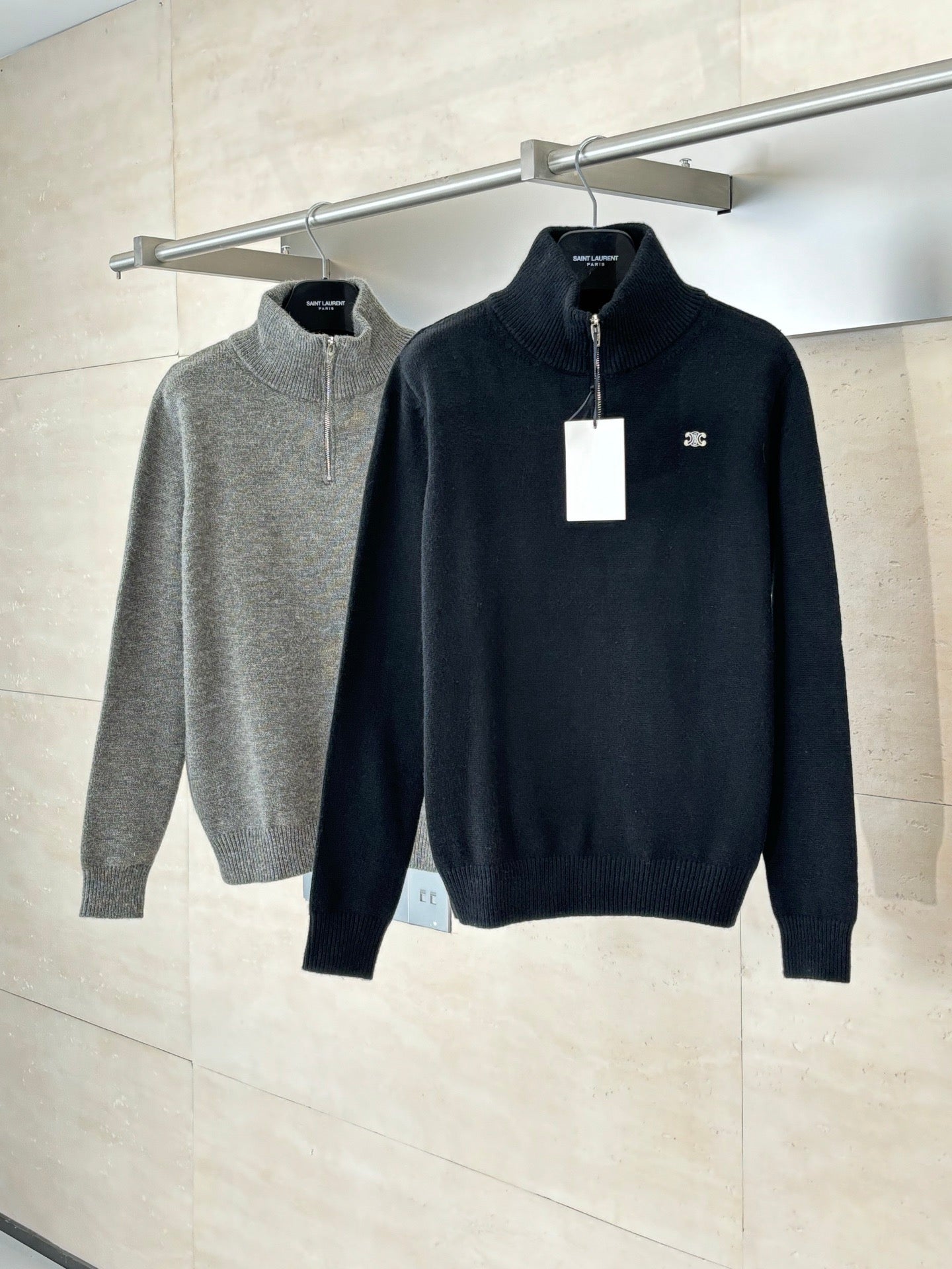 Celine Half-Zip Sweater