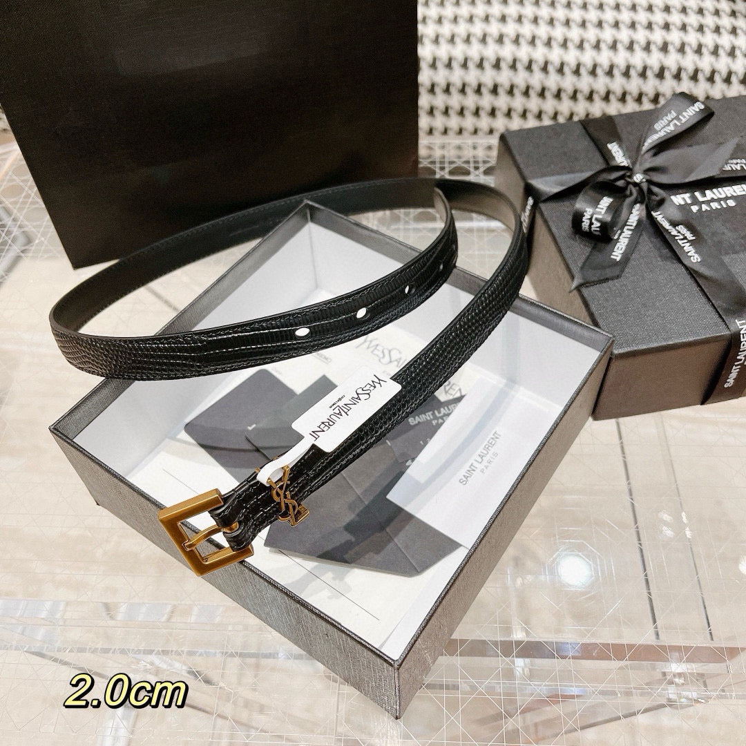 YSL Monogram (Width 3cm)