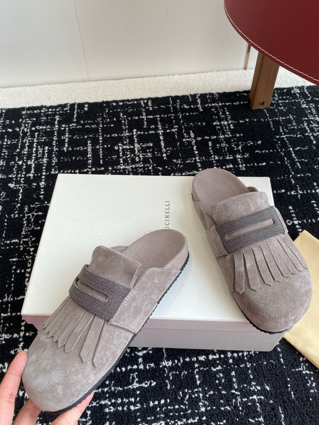 Brunello Cucinelli Sabot Loafers