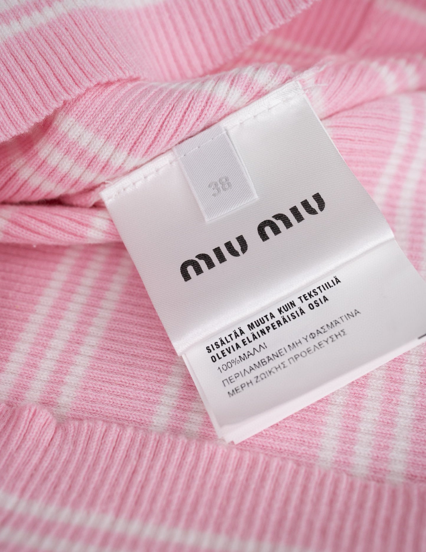 Miu Miu Crop Top