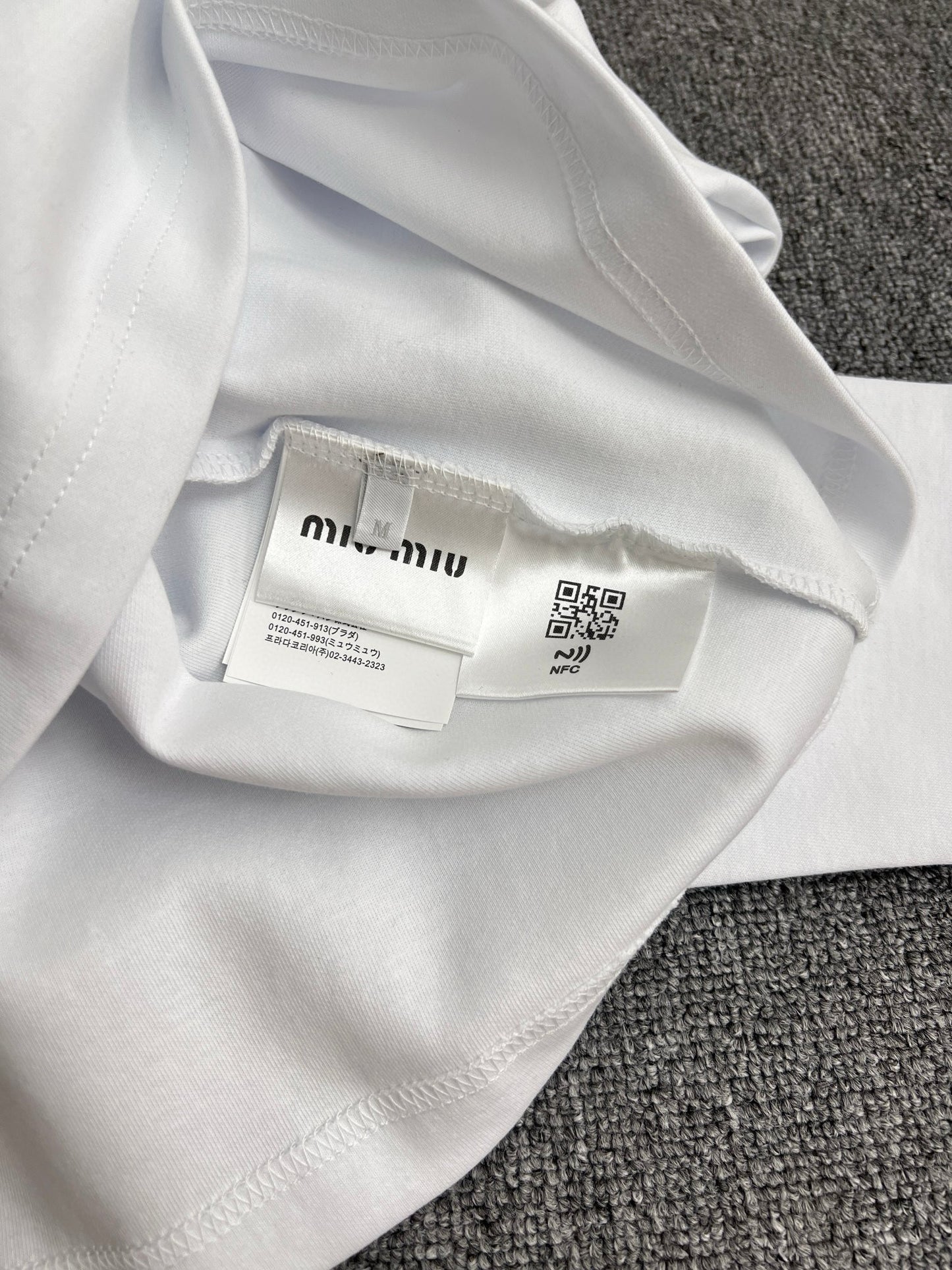 Miu Miu Long Sleeve T-shirt