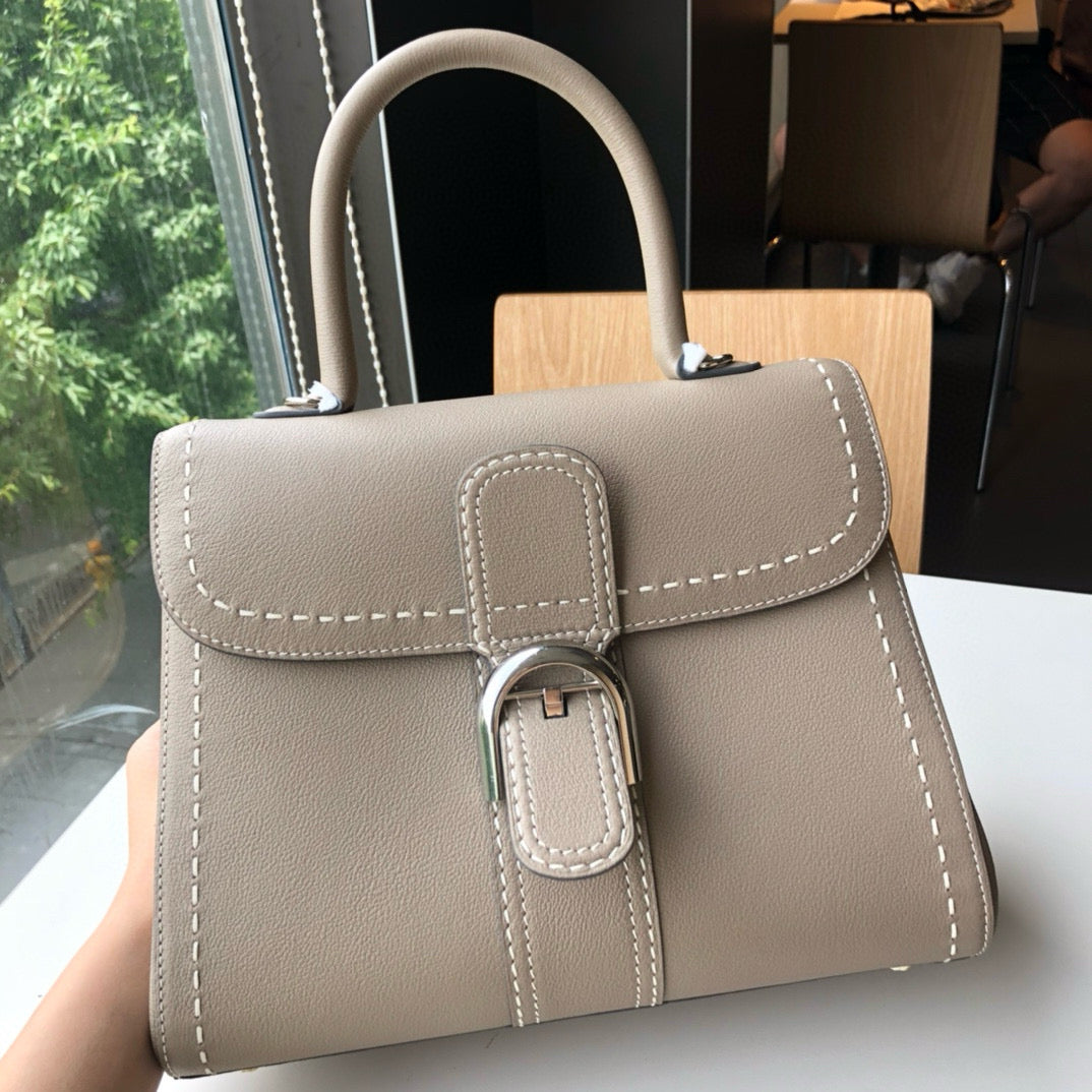 Delvaux Brillant MM Surpique Handbag