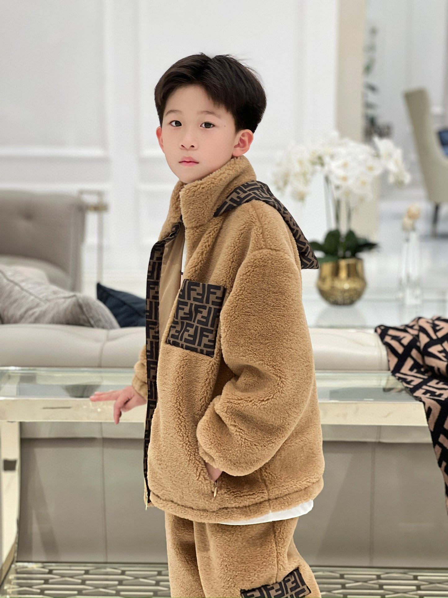 Fendi Jacket/Long Pant Set