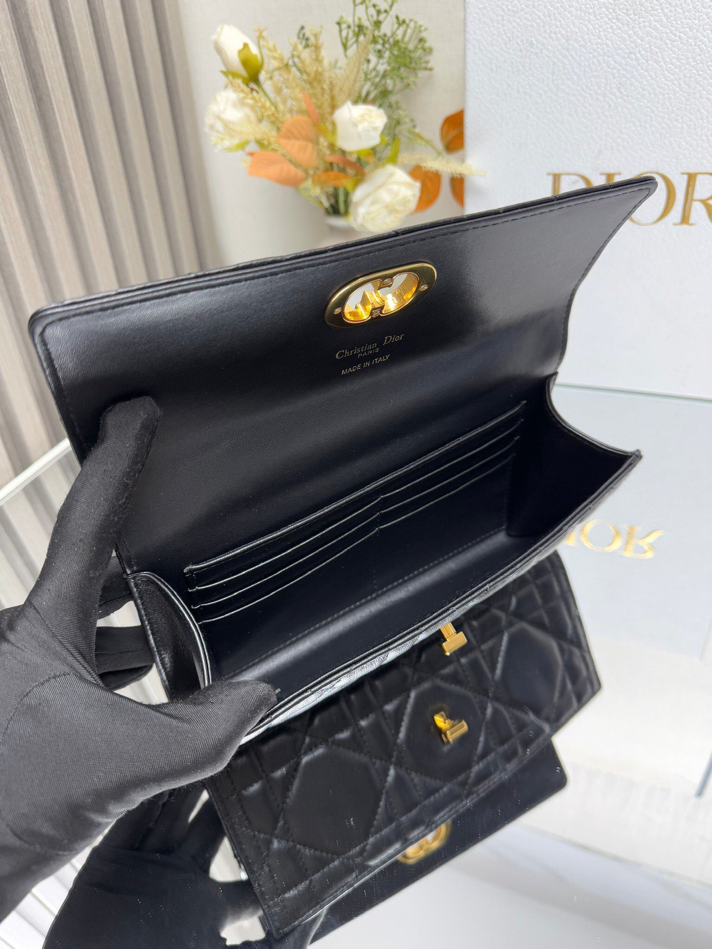Dior Top Handle Wallet