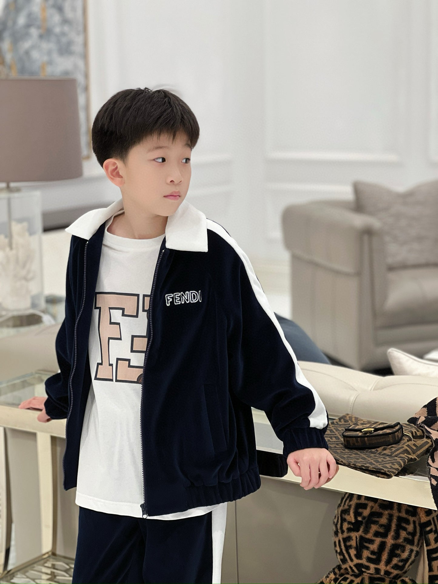 Fendi Jacket/Long Pant Set