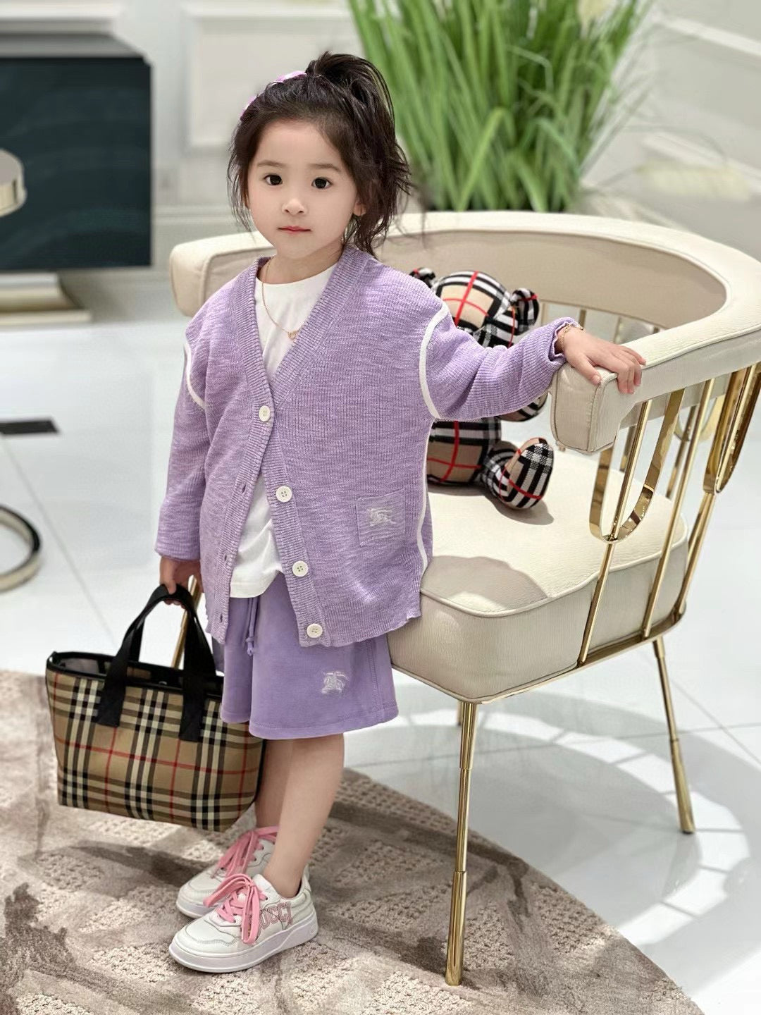 BBR Cardigan/Short Pant Set