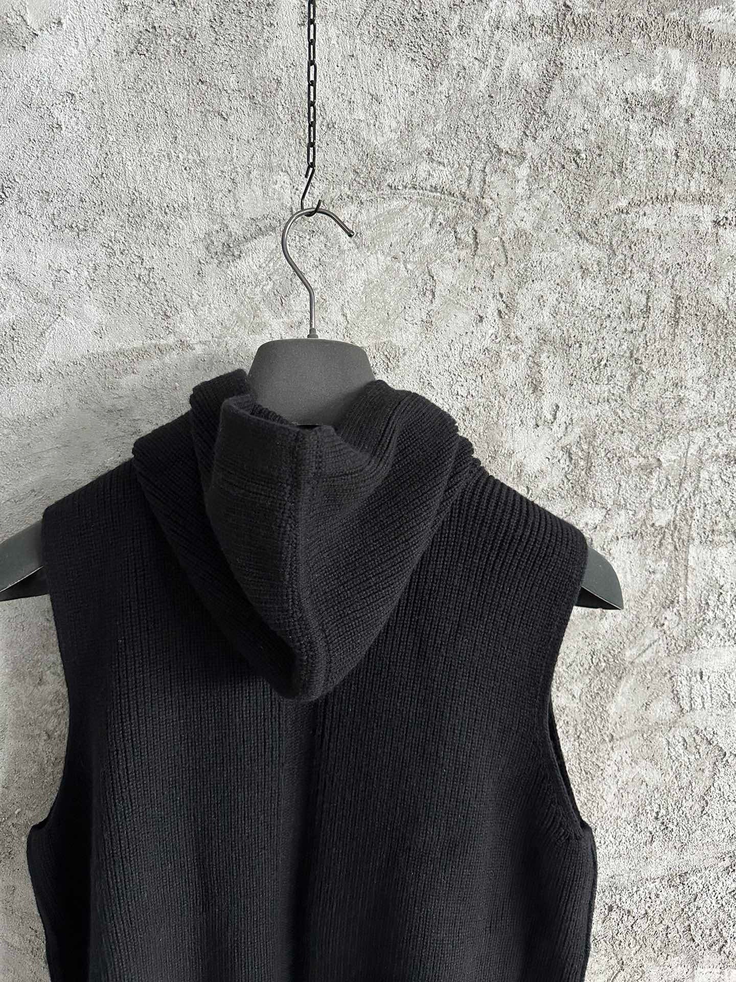 Rick Owens Sleeveless Hoodie