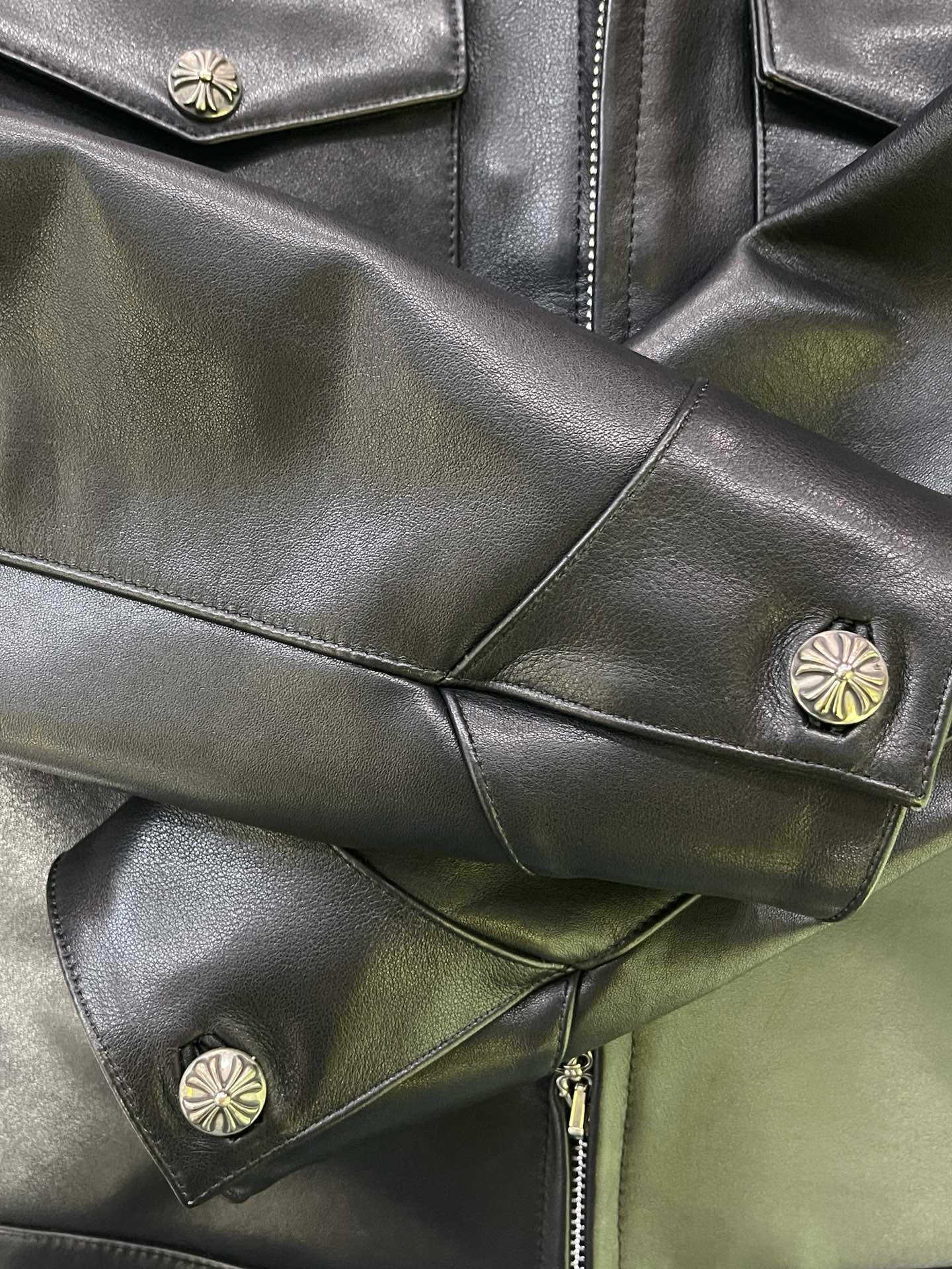 Chrome Hearts Leather Jacket