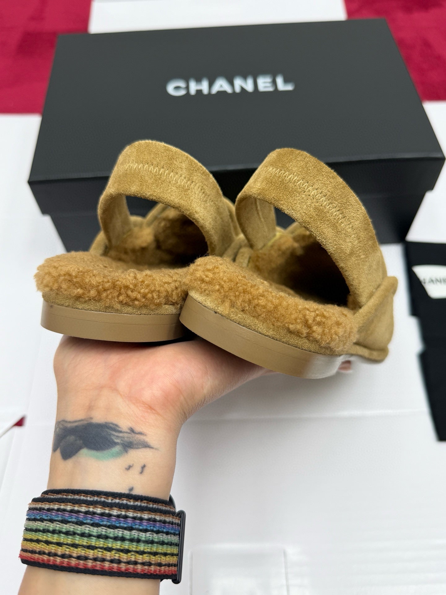 Chanel Suede Loafers