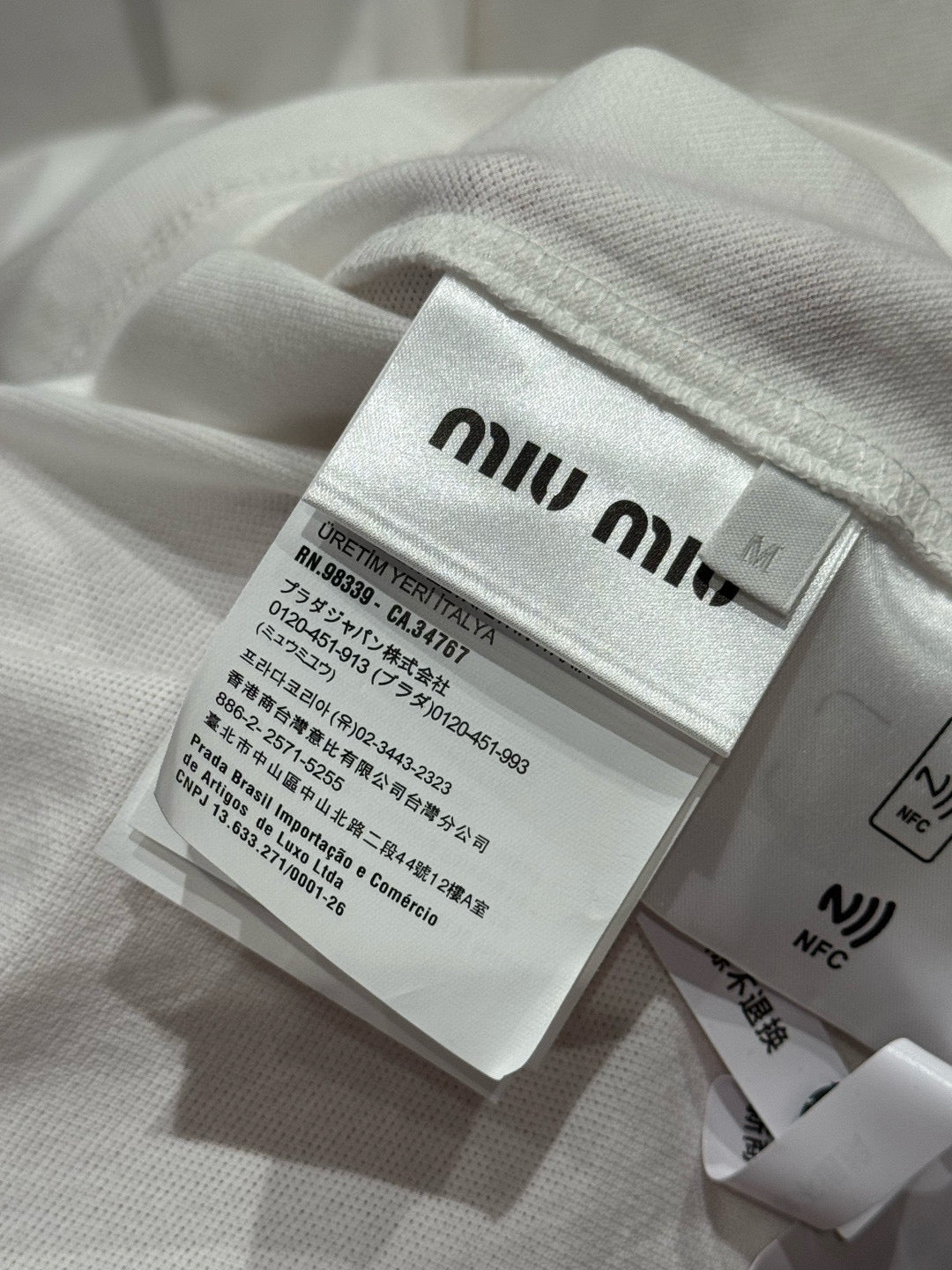 Miu Miu Long Sleeve Polo