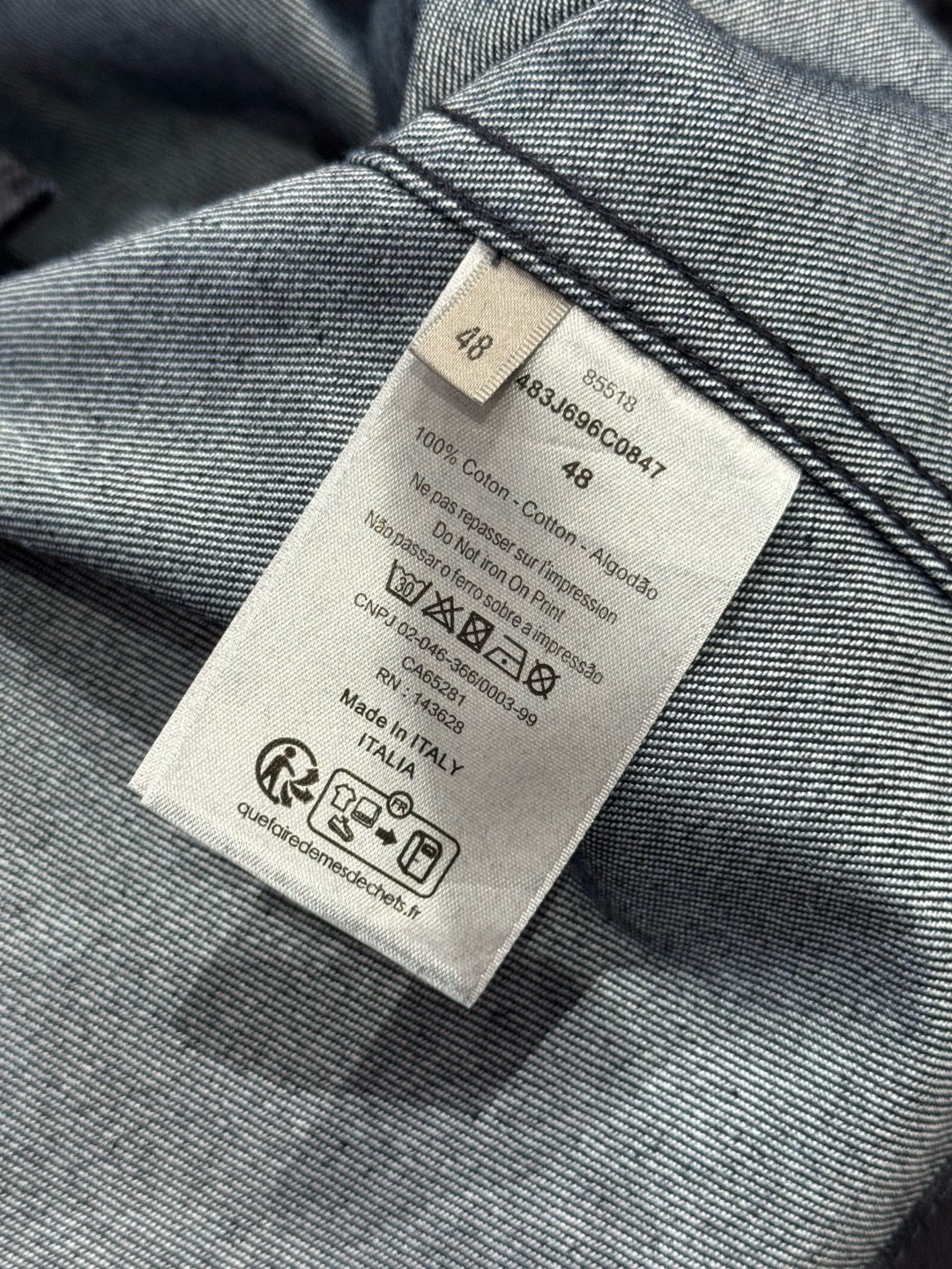 Dior Long Sleeve Shirt