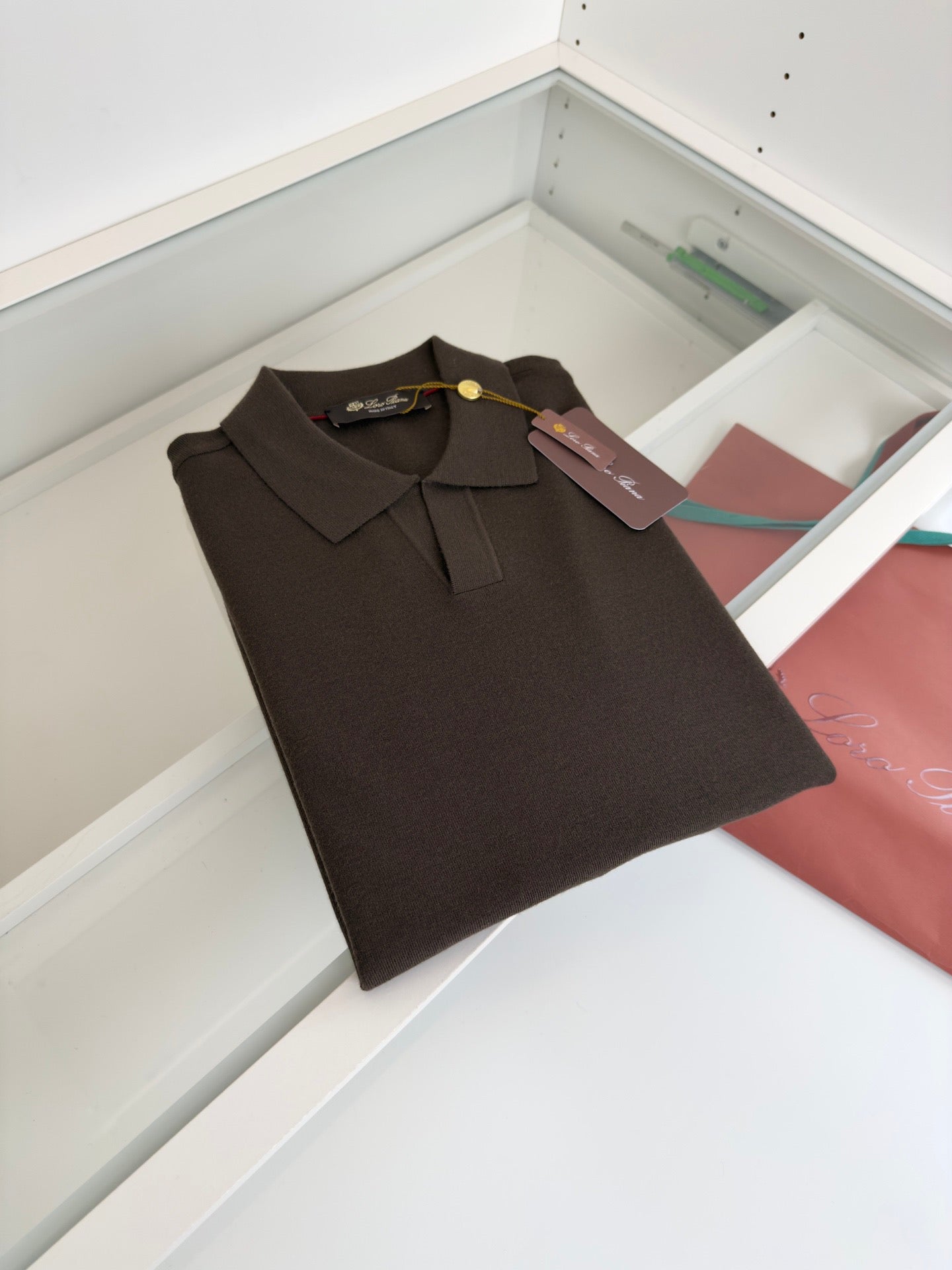 Loro Piana Long Sleeve Polo