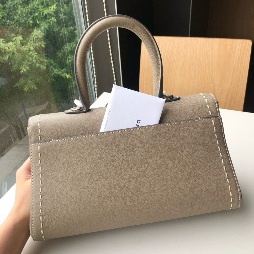 Delvaux Brillant MM Surpique Handbag