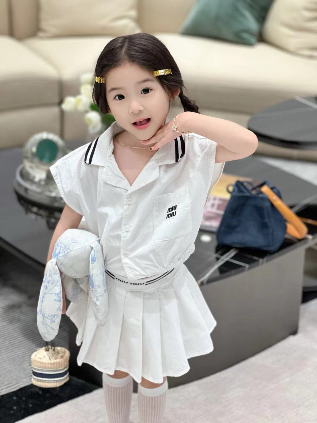 MiuMiu Shirt/Skirt Set