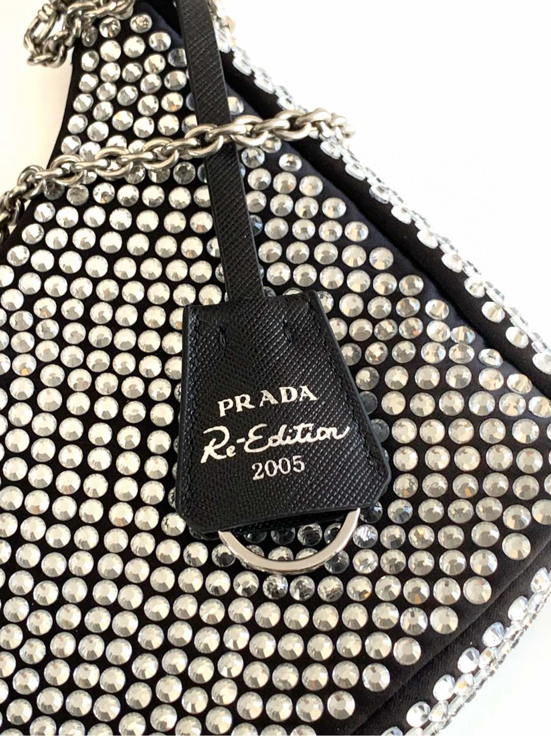 Prada Satin Crystal Bag