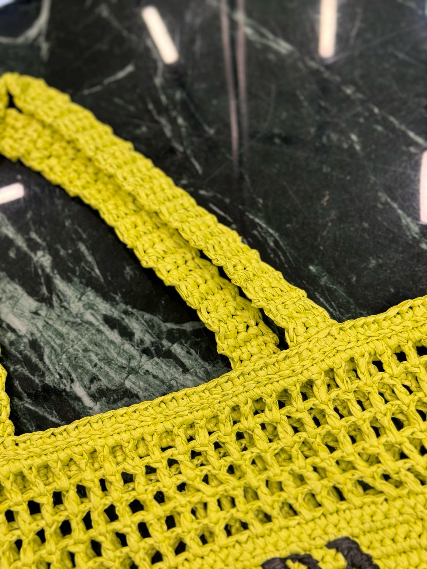 Prada Raffia Tote Bag