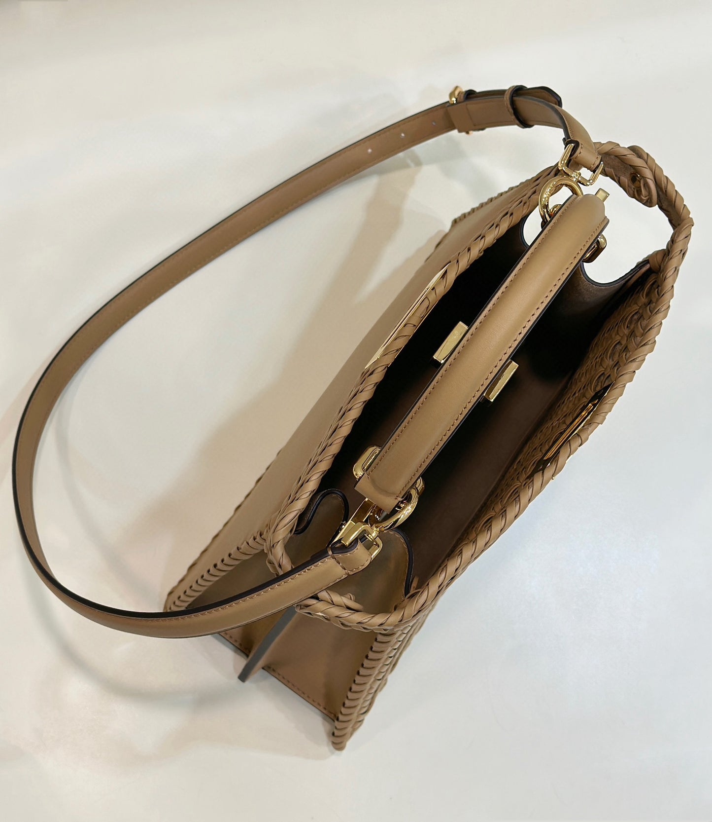 Fendi Vitello King Petite Peekaboo Bag