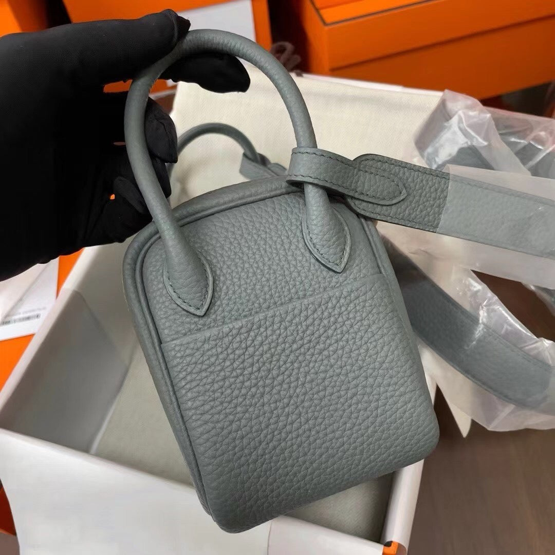 Hermes Mini Lindy, 19 cm, 63, piel TC
