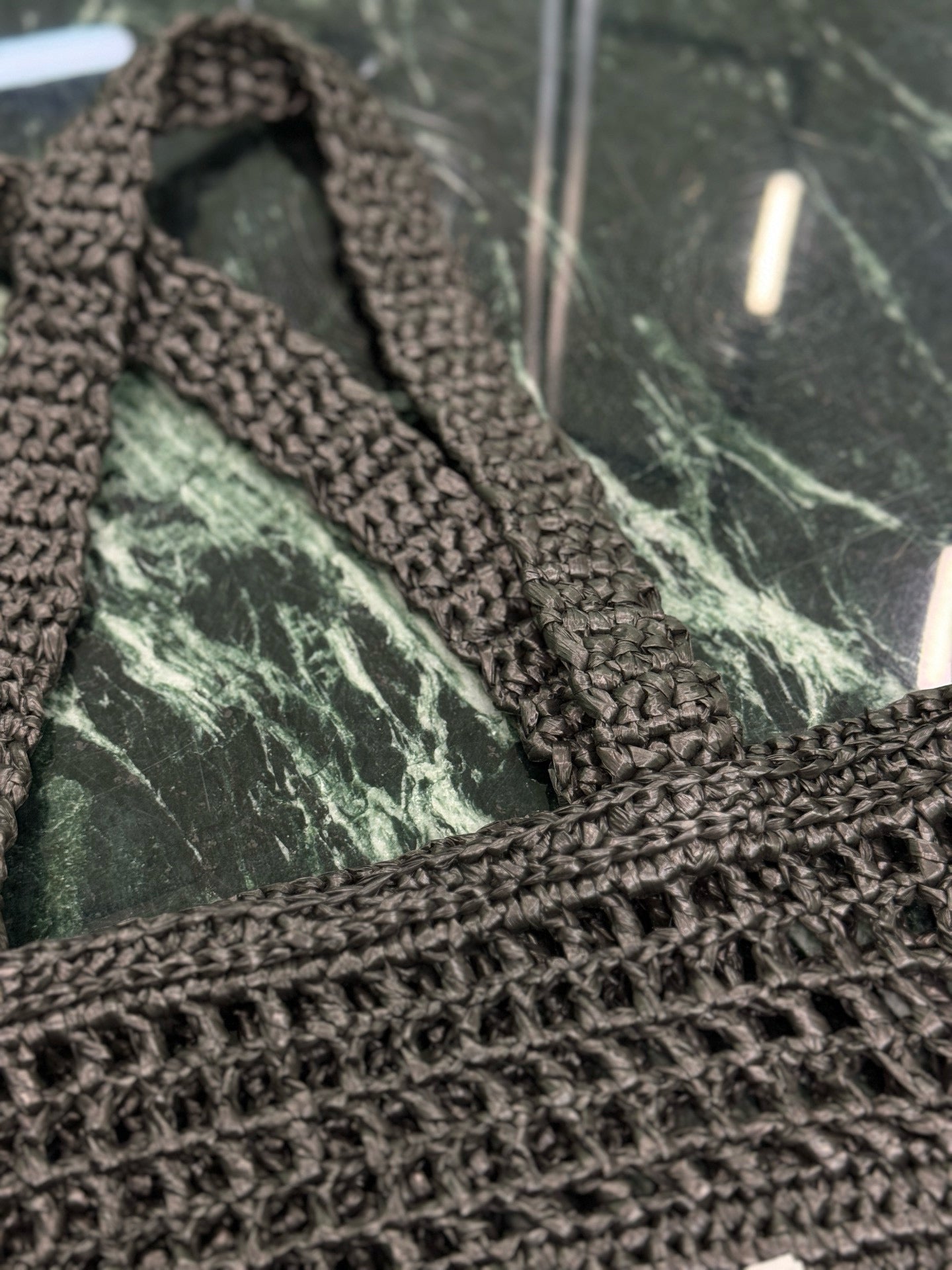 Prada Raffia Tote Bag