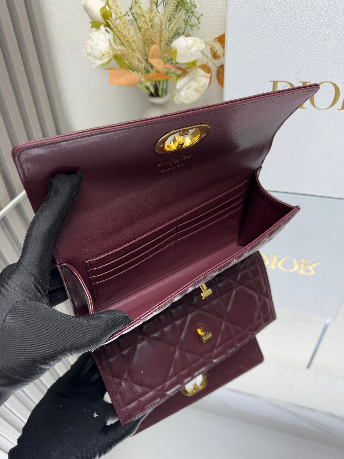 Dior Top Handle Wallet