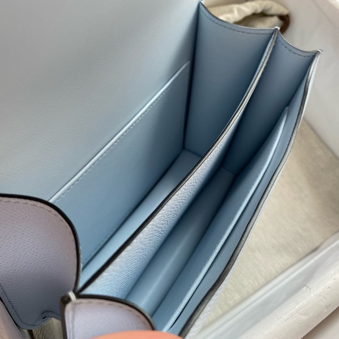 Hermes Constanza, 19 cm, T0, Epsom