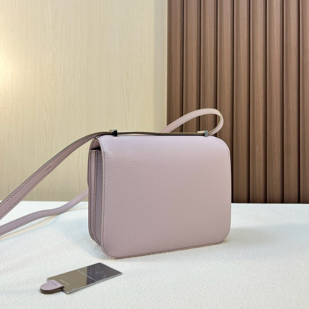 Hermes Constanza 18cm, 09, Epsom