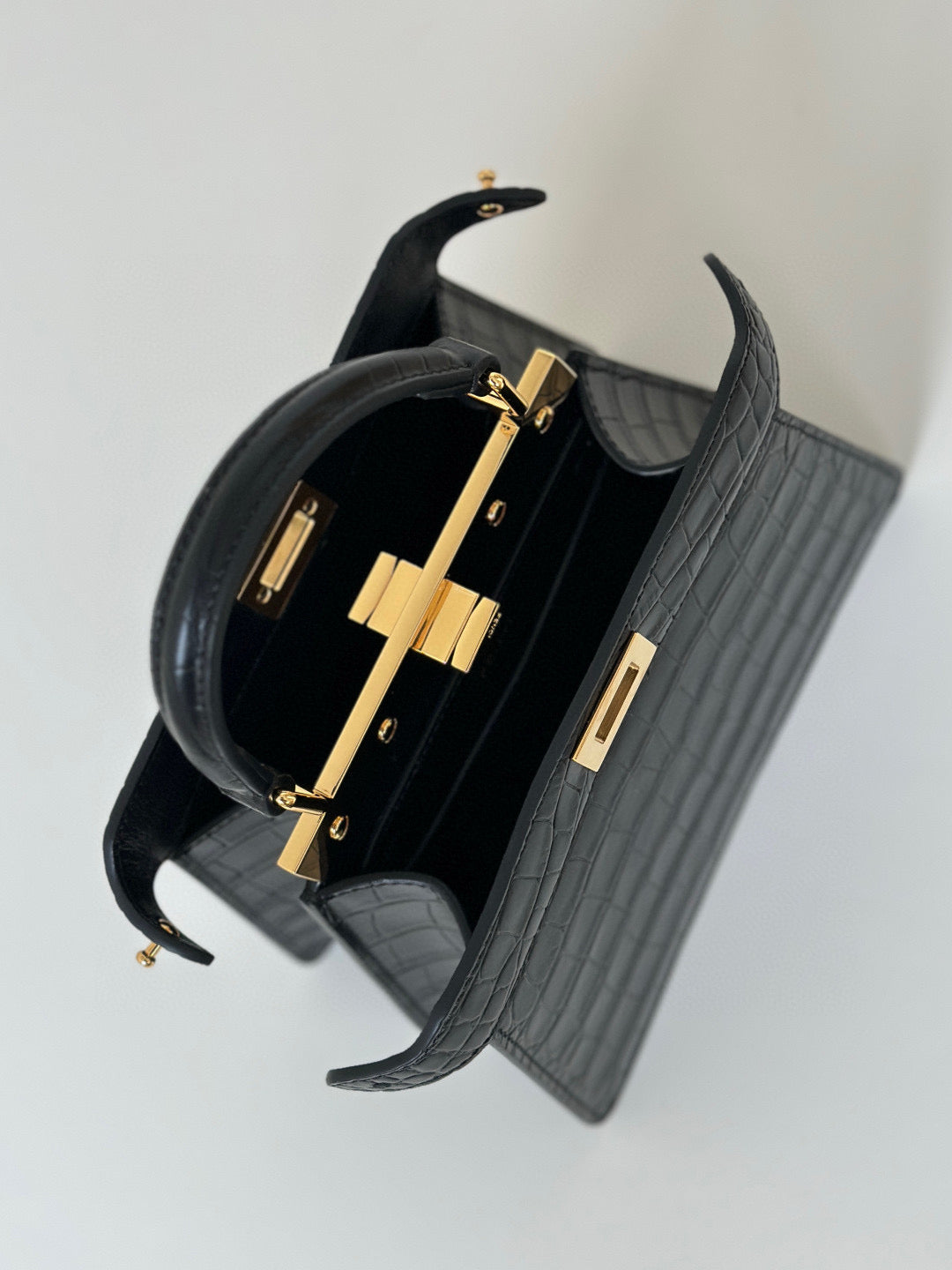 Fendi Peekaboo ISeeU Petite Precious Skin Bag