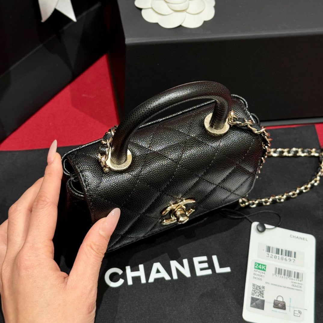 Chanel 24K Nano Coco Handle (11.5x14.5x5.5cm)