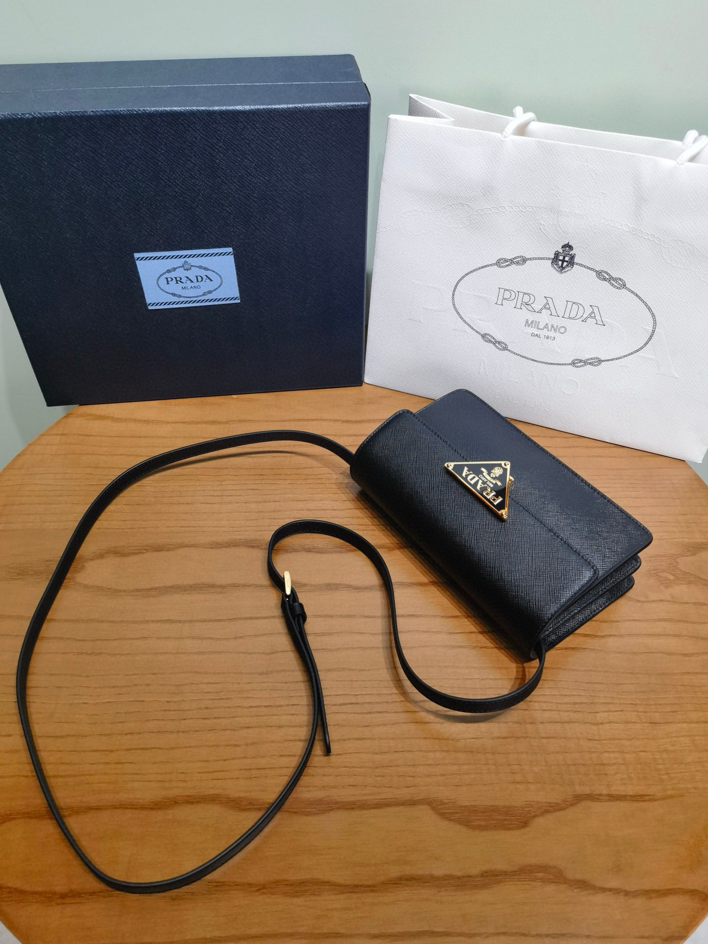 Prada Saffiano Cross Body Bag