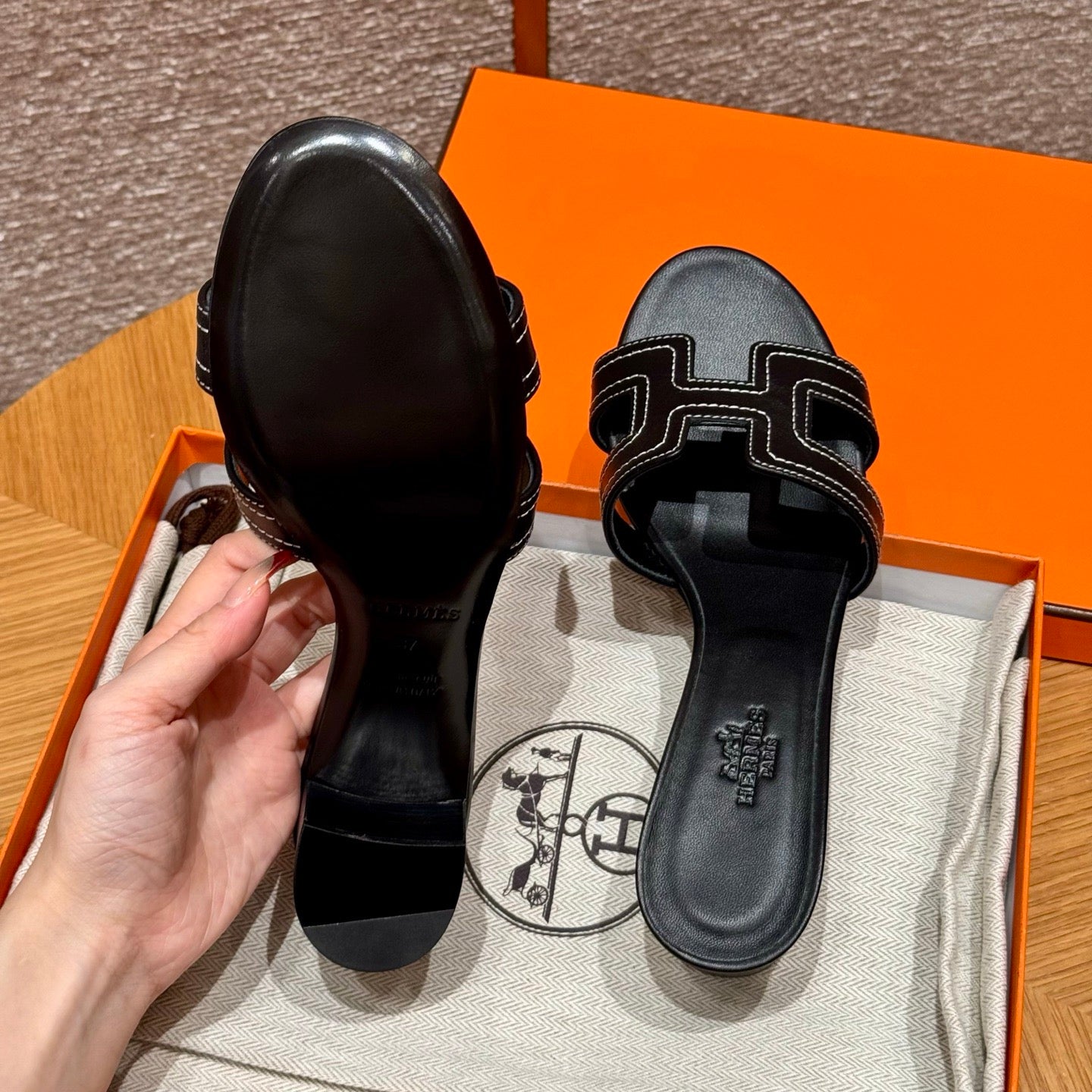 Hermes Heels Sandals
