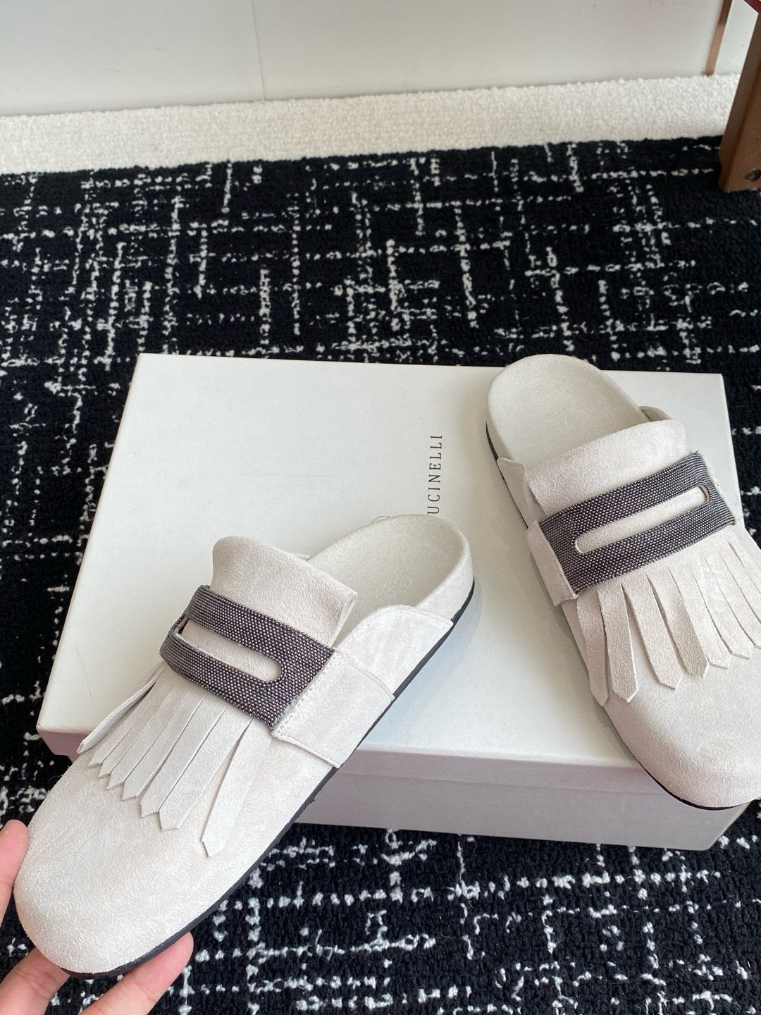 Brunello Cucinelli Sabot Loafers