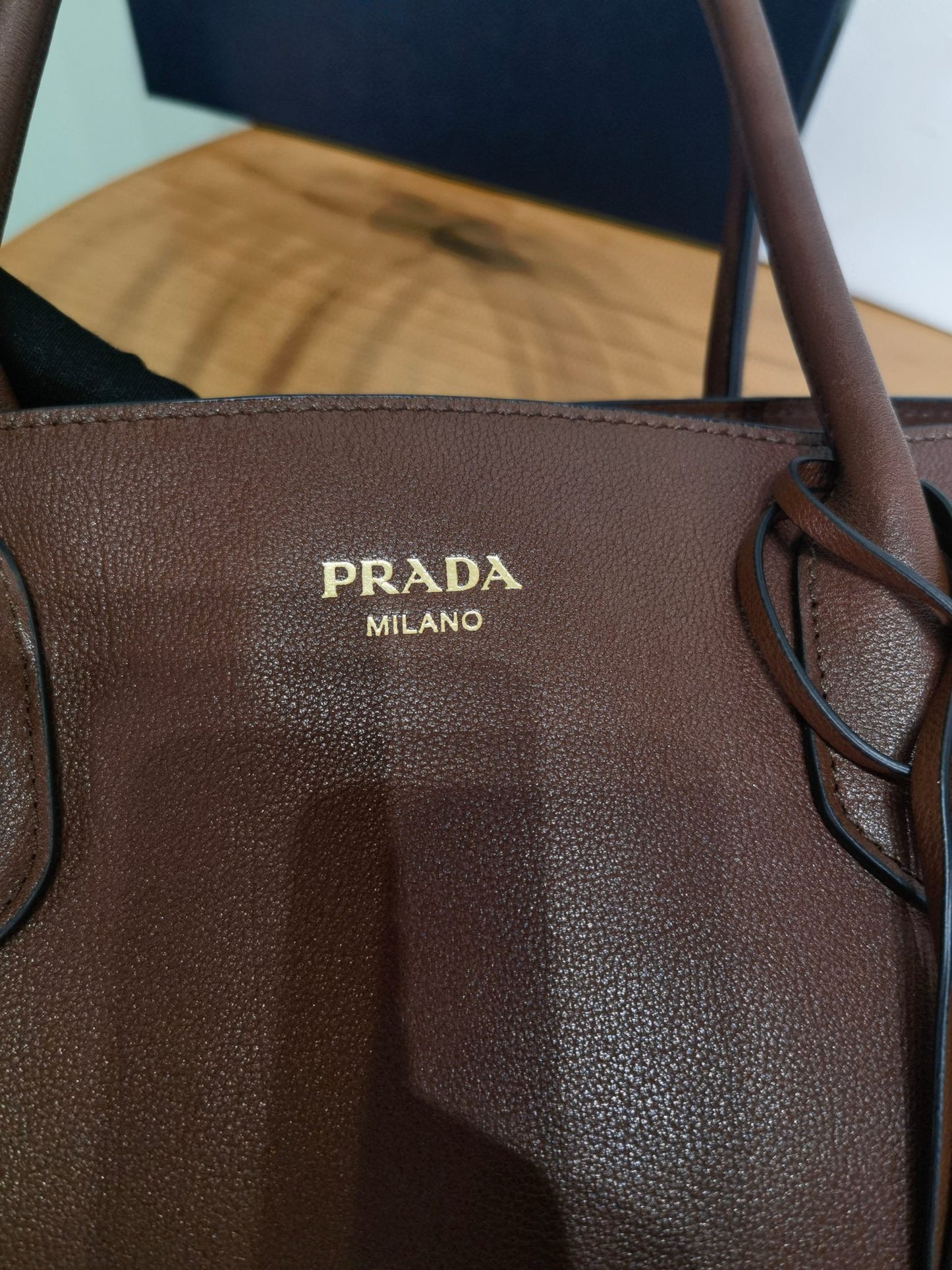 PD Large Leather Tote Bag