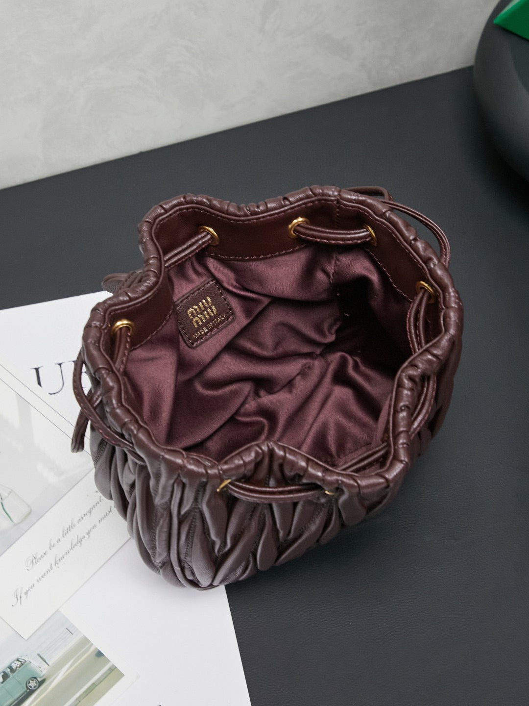 Miu Miu Nappa Handbag
