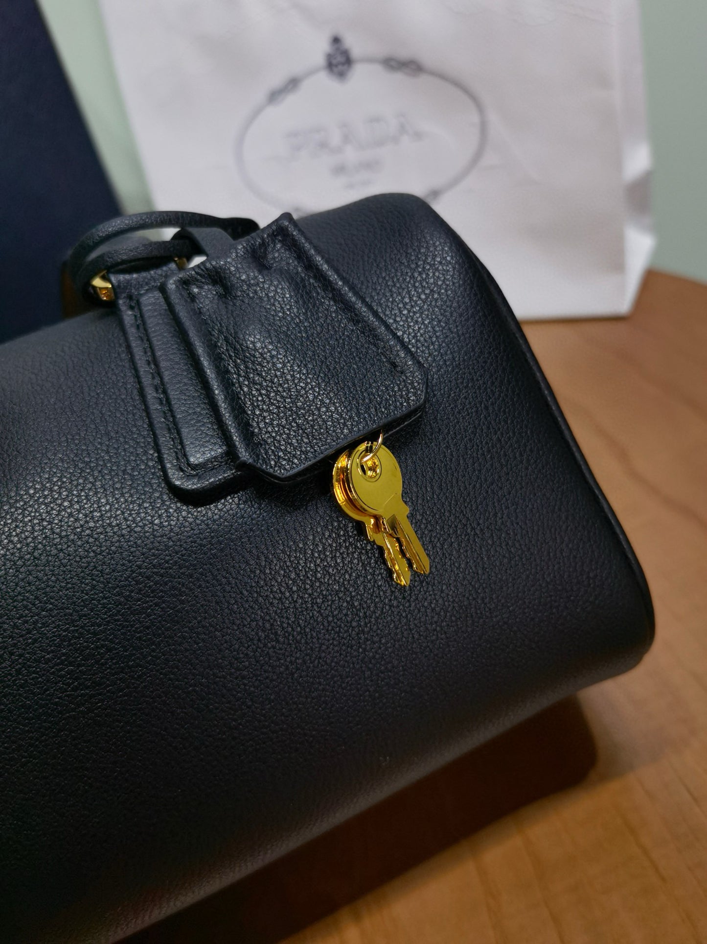 Prada Lock Shoulder Bag
