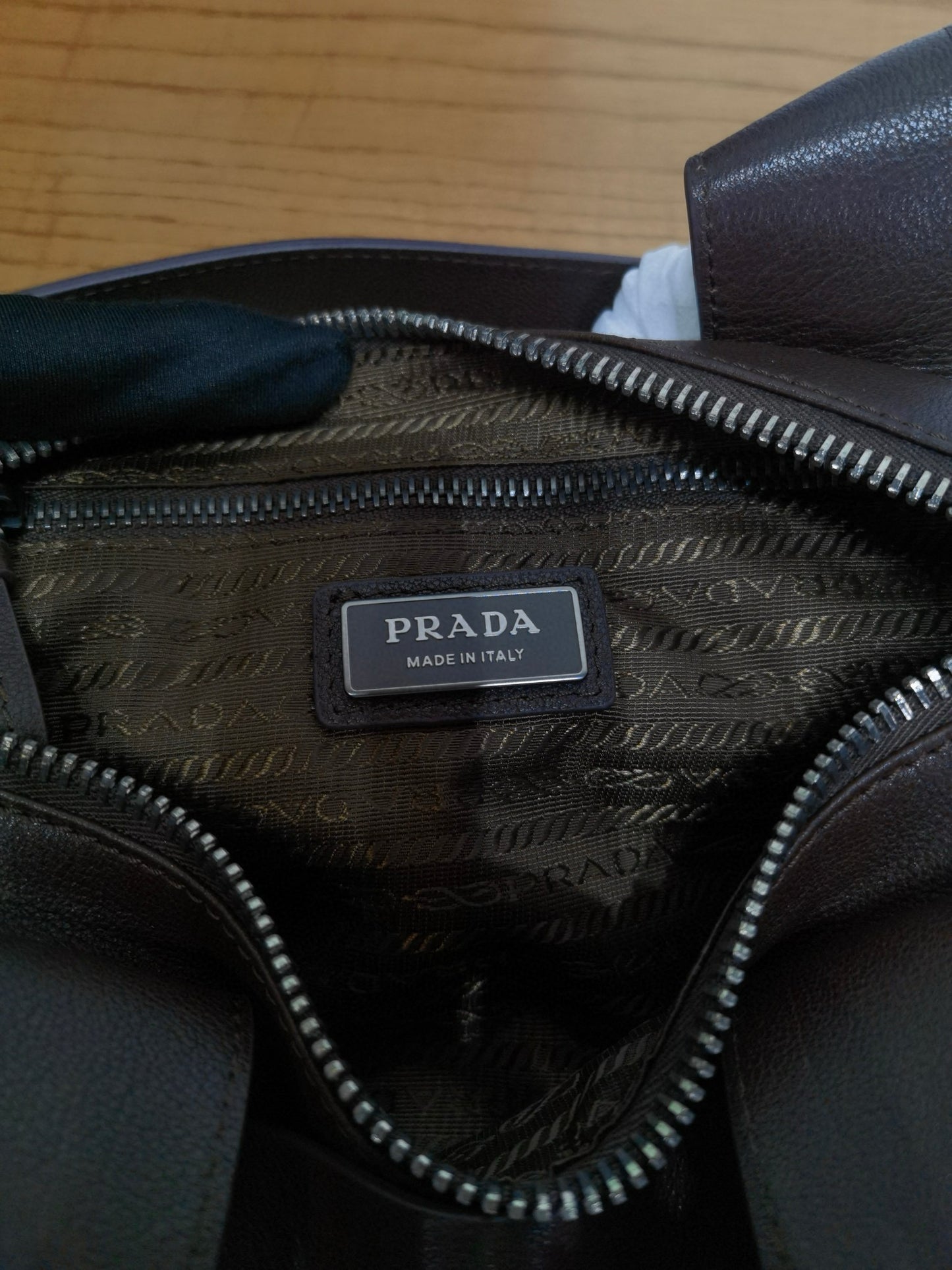 PD Buffalo Leather Cylinder Bag