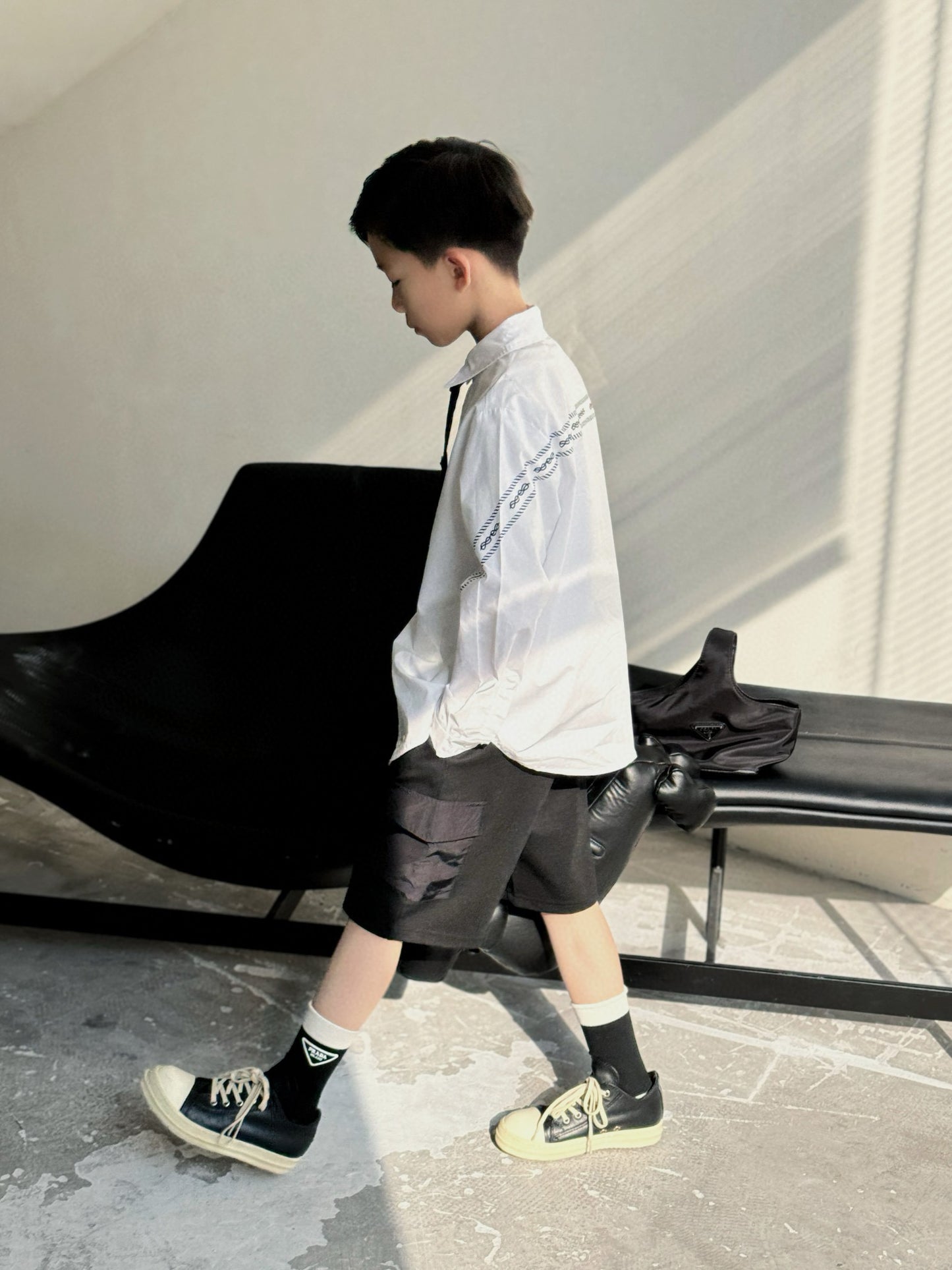 Prada Long Sleeve Polo