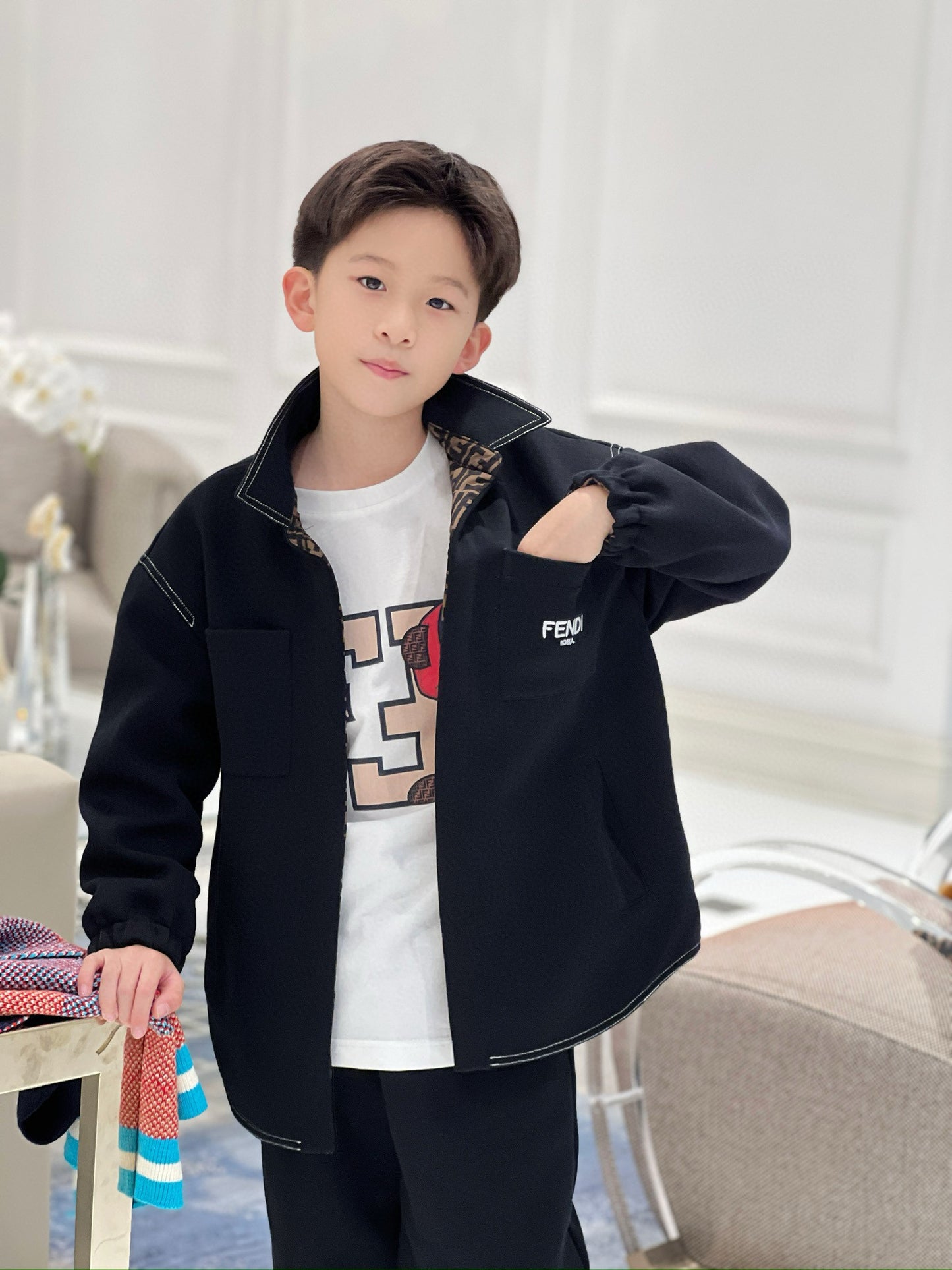 Fendi Jacket/Long Pant Set