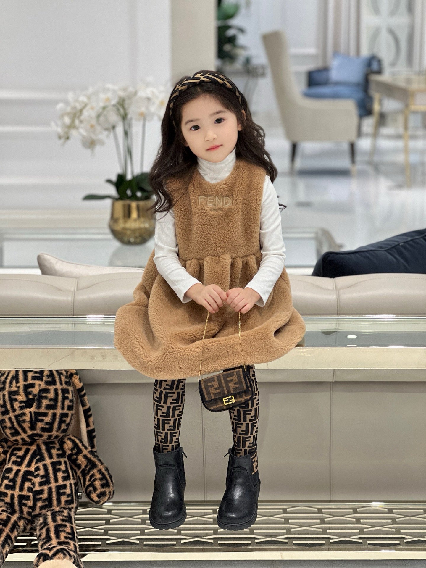 Fendi Skirtdress Set