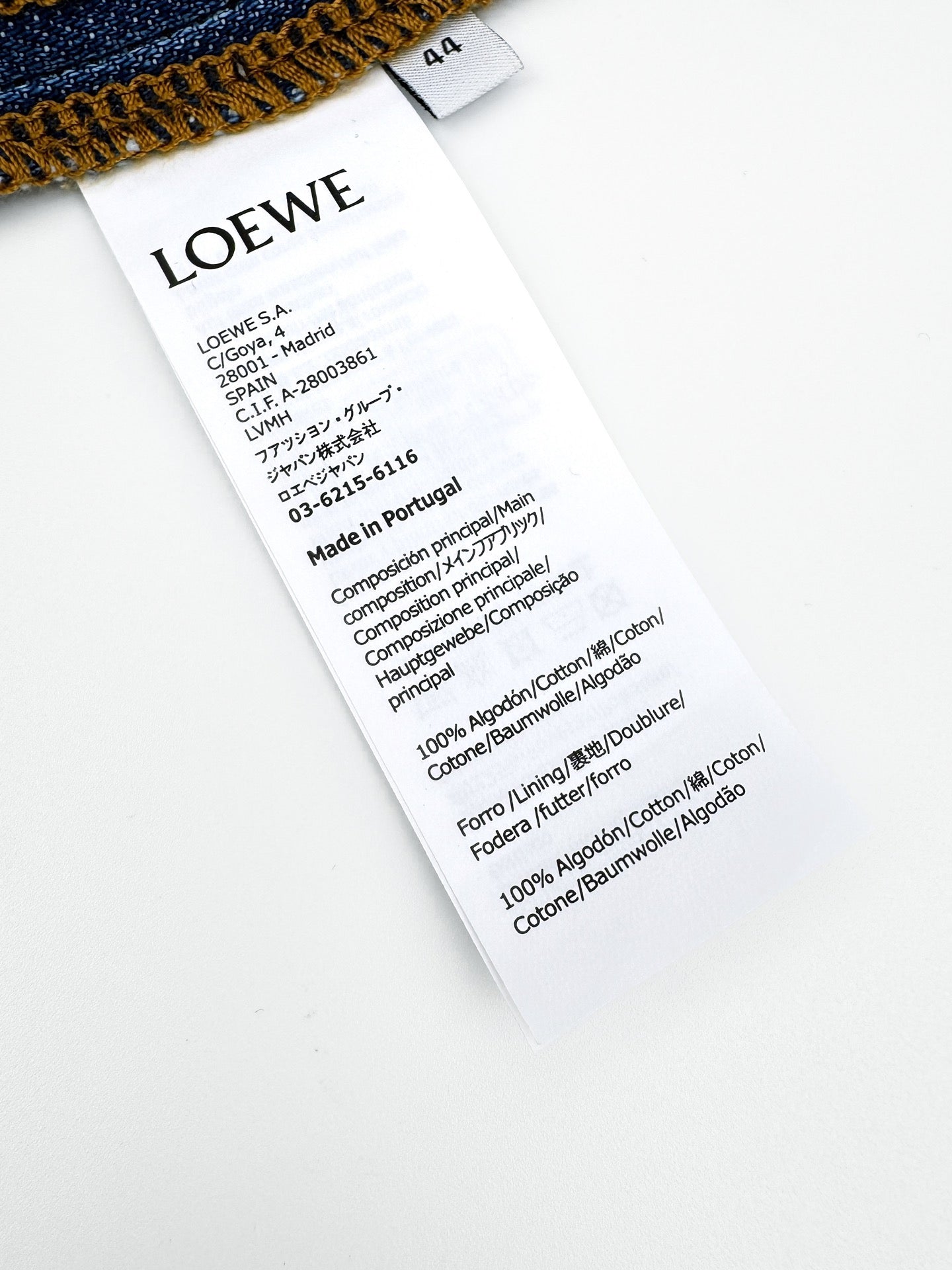 Loewe Denim Short Sleeve Shirt