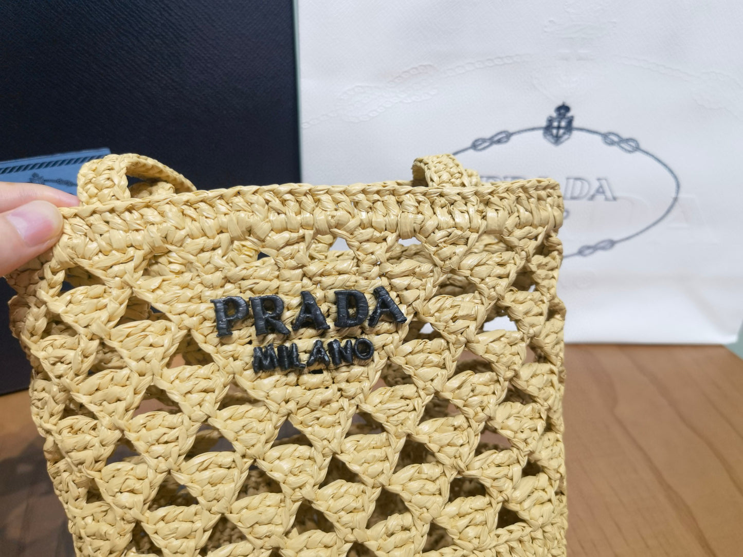 PD Mini Crochet Tote Bag