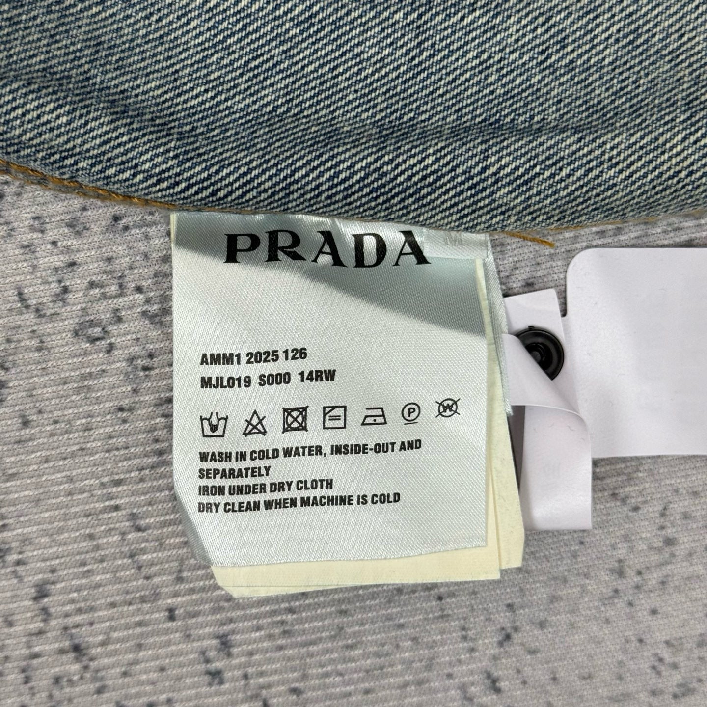 Prada Denim Blouson Jacket