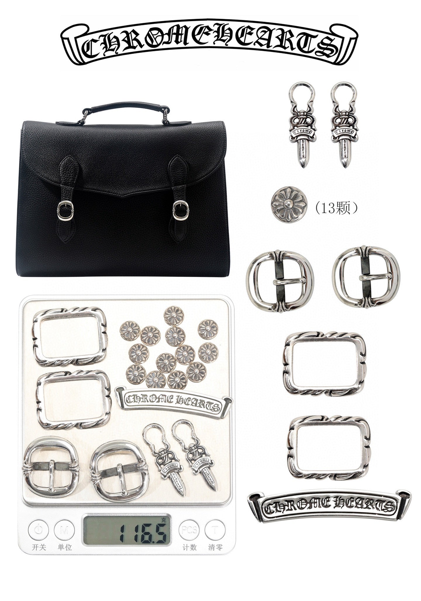 Chrome Hearts BRIEFCASE