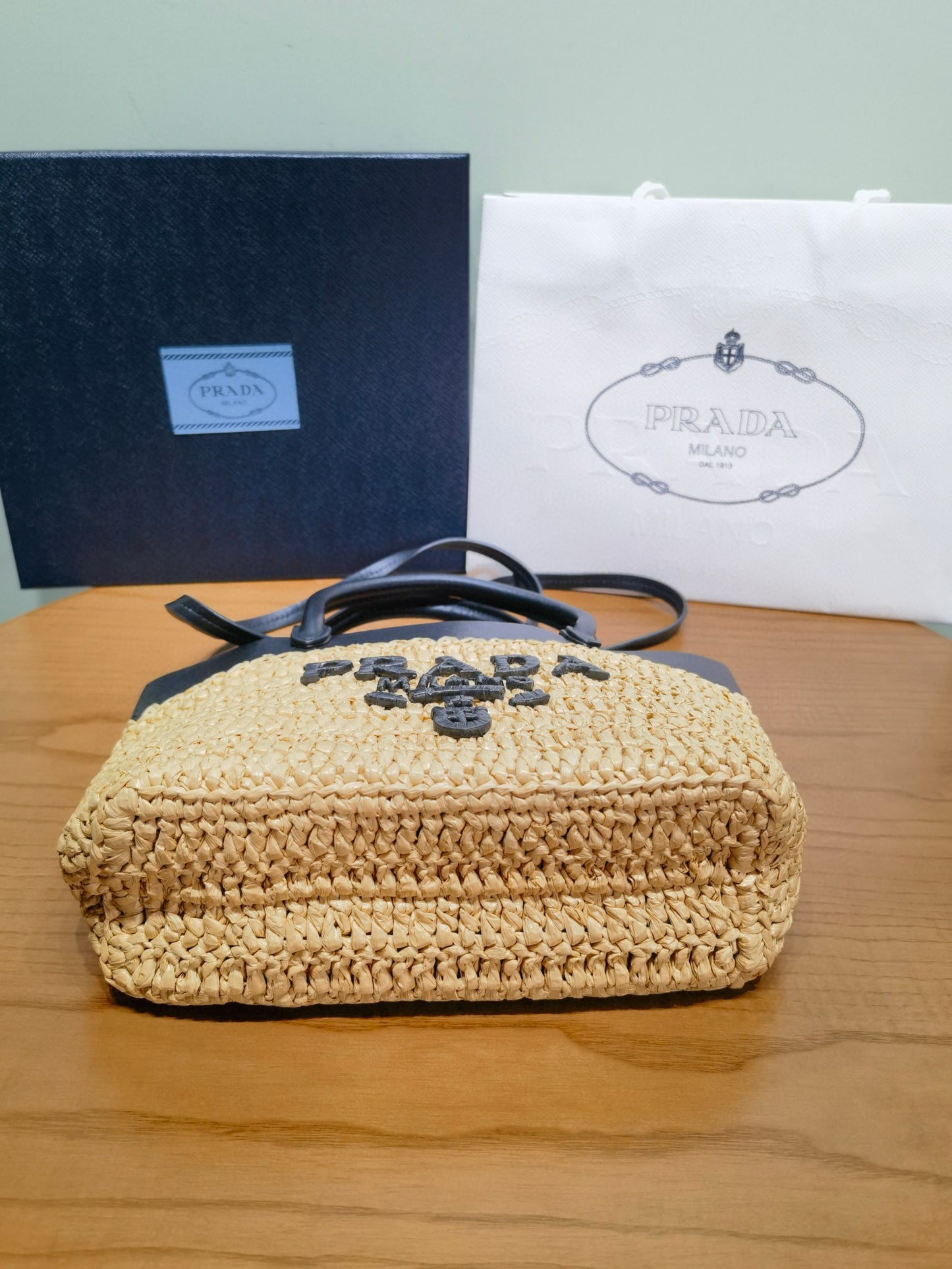 PD Natural Crochet Bucket Bag