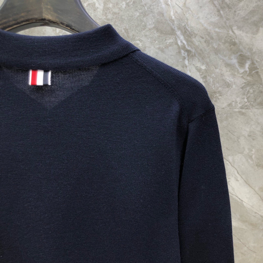 Thom Browne Long Sleeve Polo