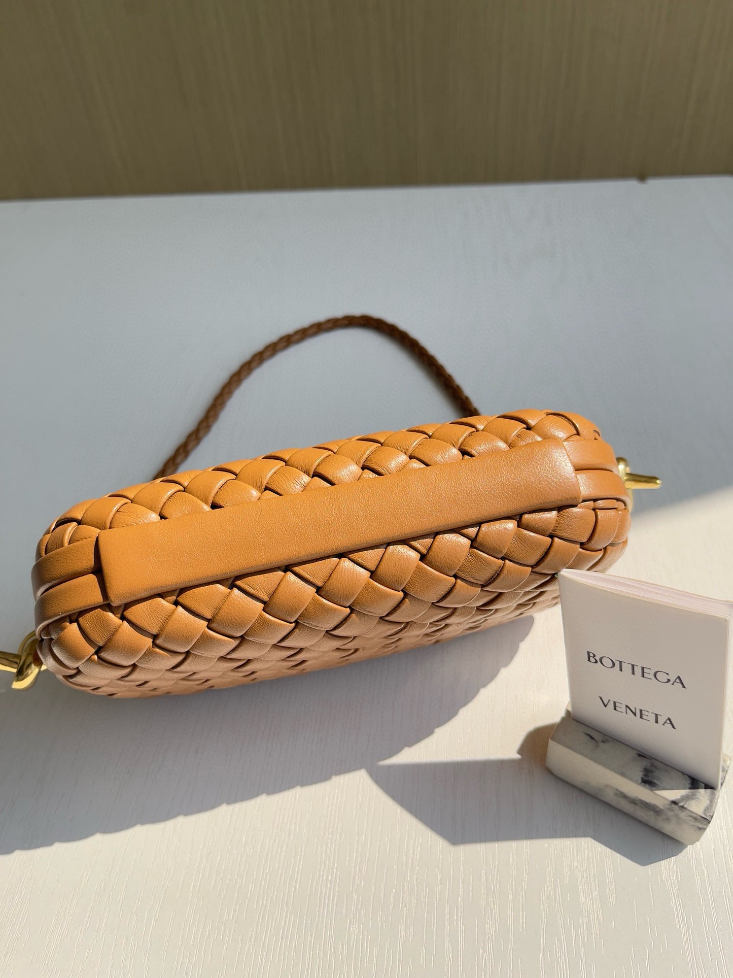 BV Knot Foulard Intrecciato Shoulder Bag