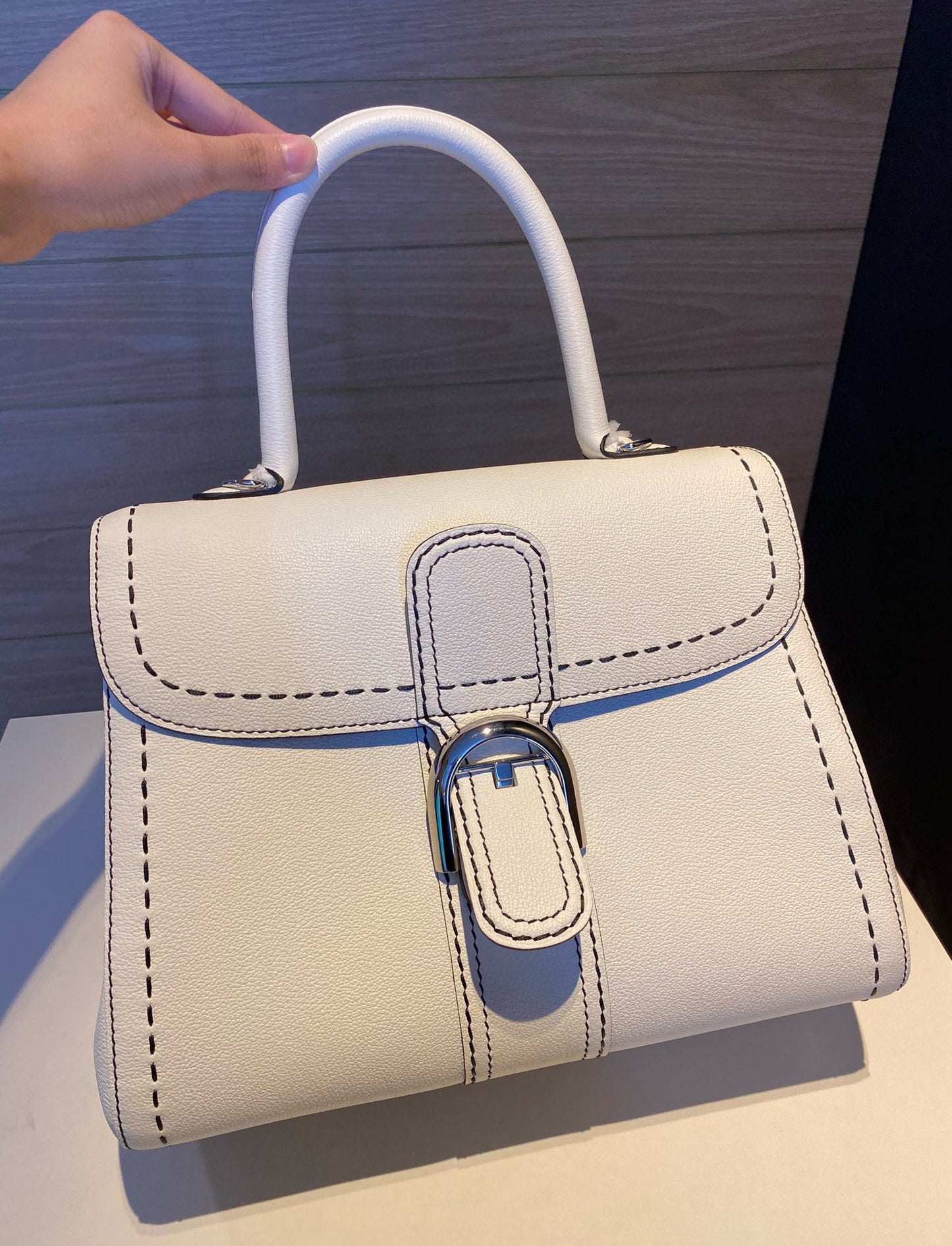 Delvaux Brillant Mini Surpique Handbag